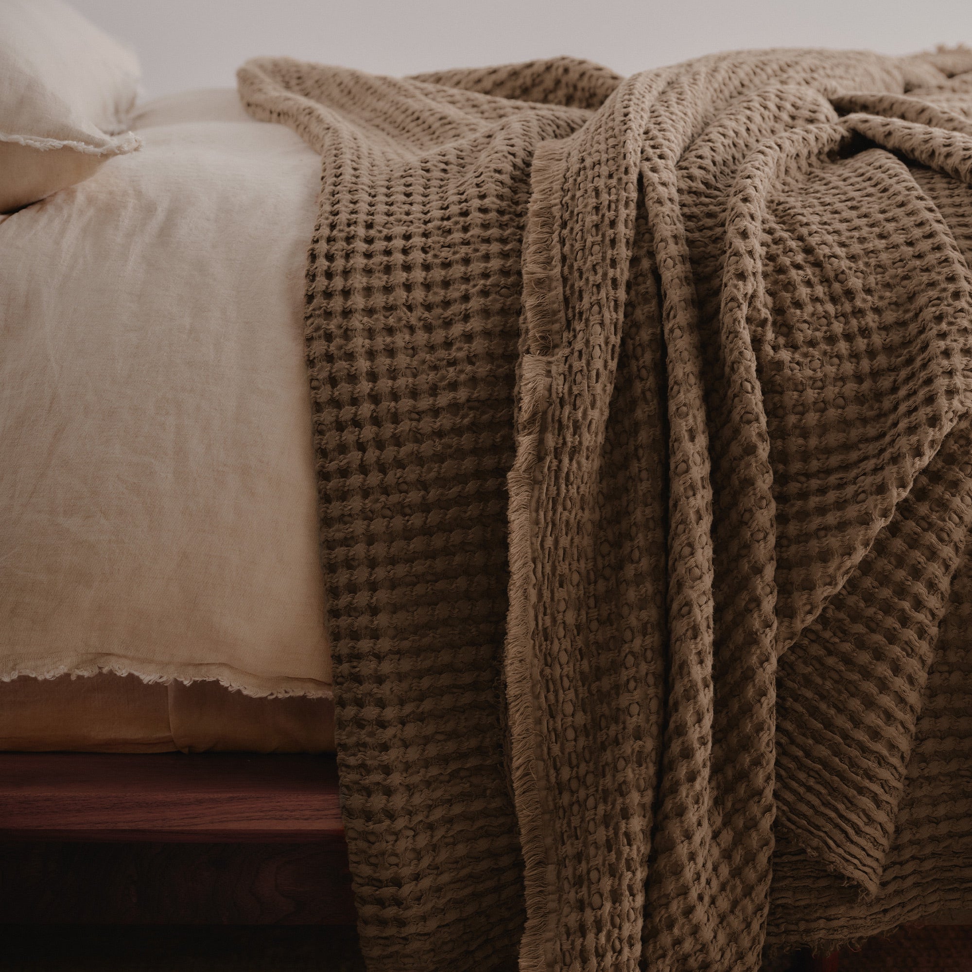 Linen Blanket | Chocolate Brown Throw – Hale Mercantile