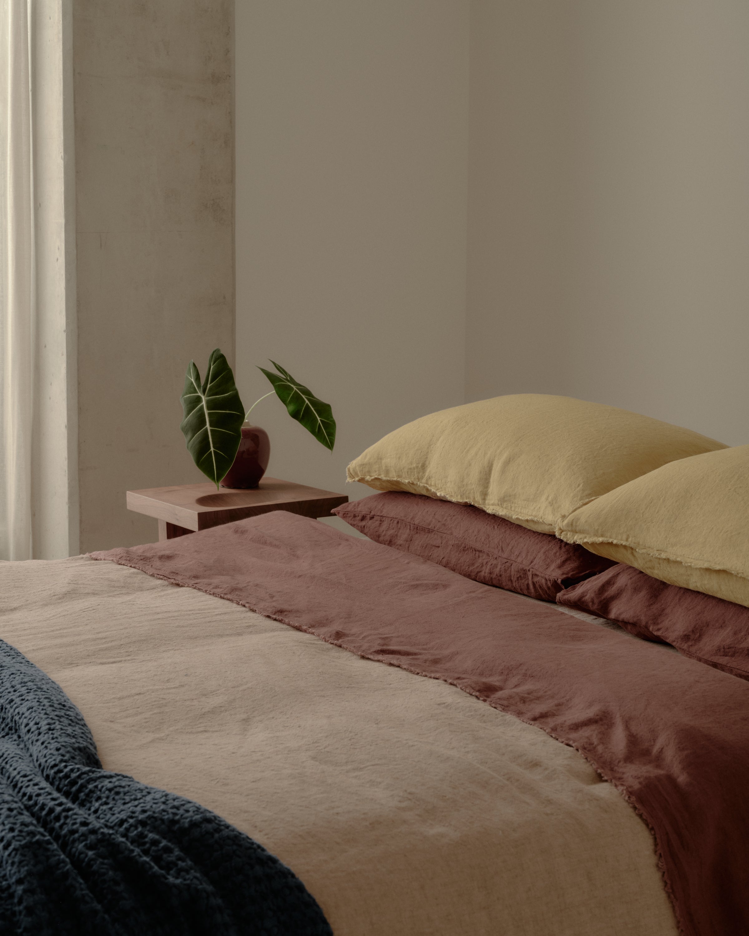 Flocca Linen Flat Sheet - Moro
