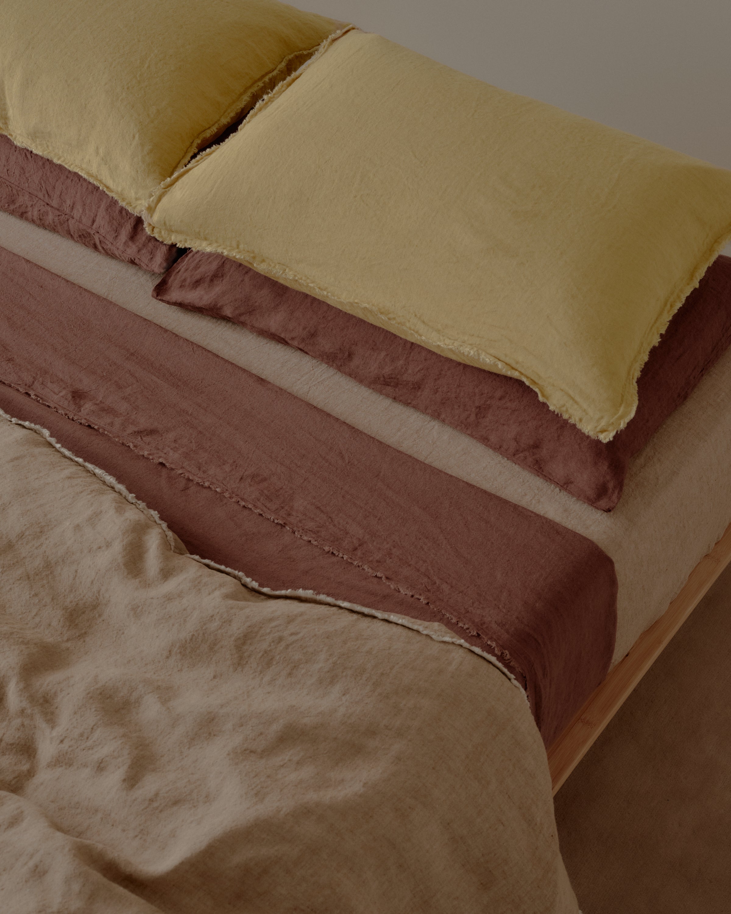 Flocca Linen Flat Sheet - Moro