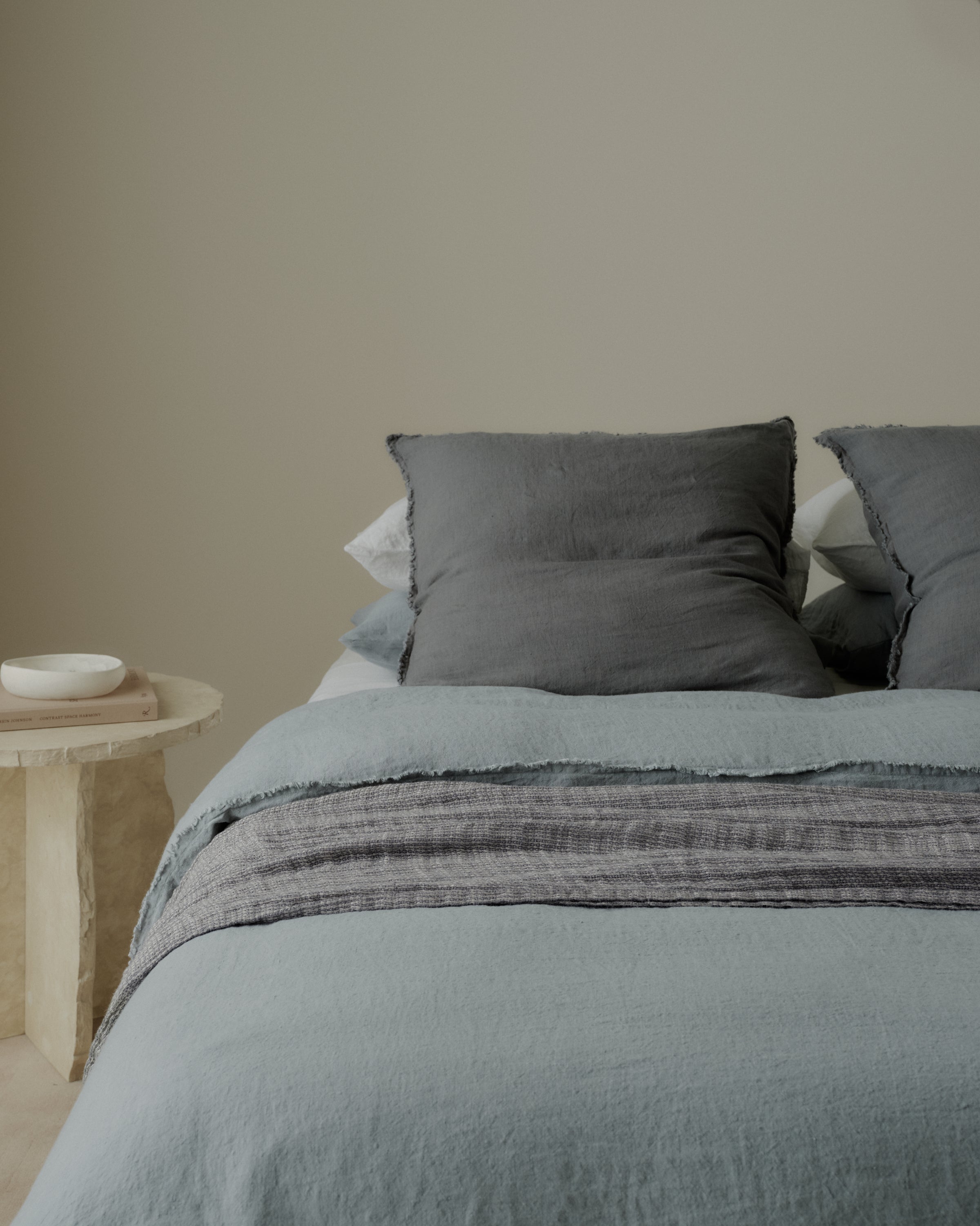 Flocca Linen Euro Sham - Tempest
