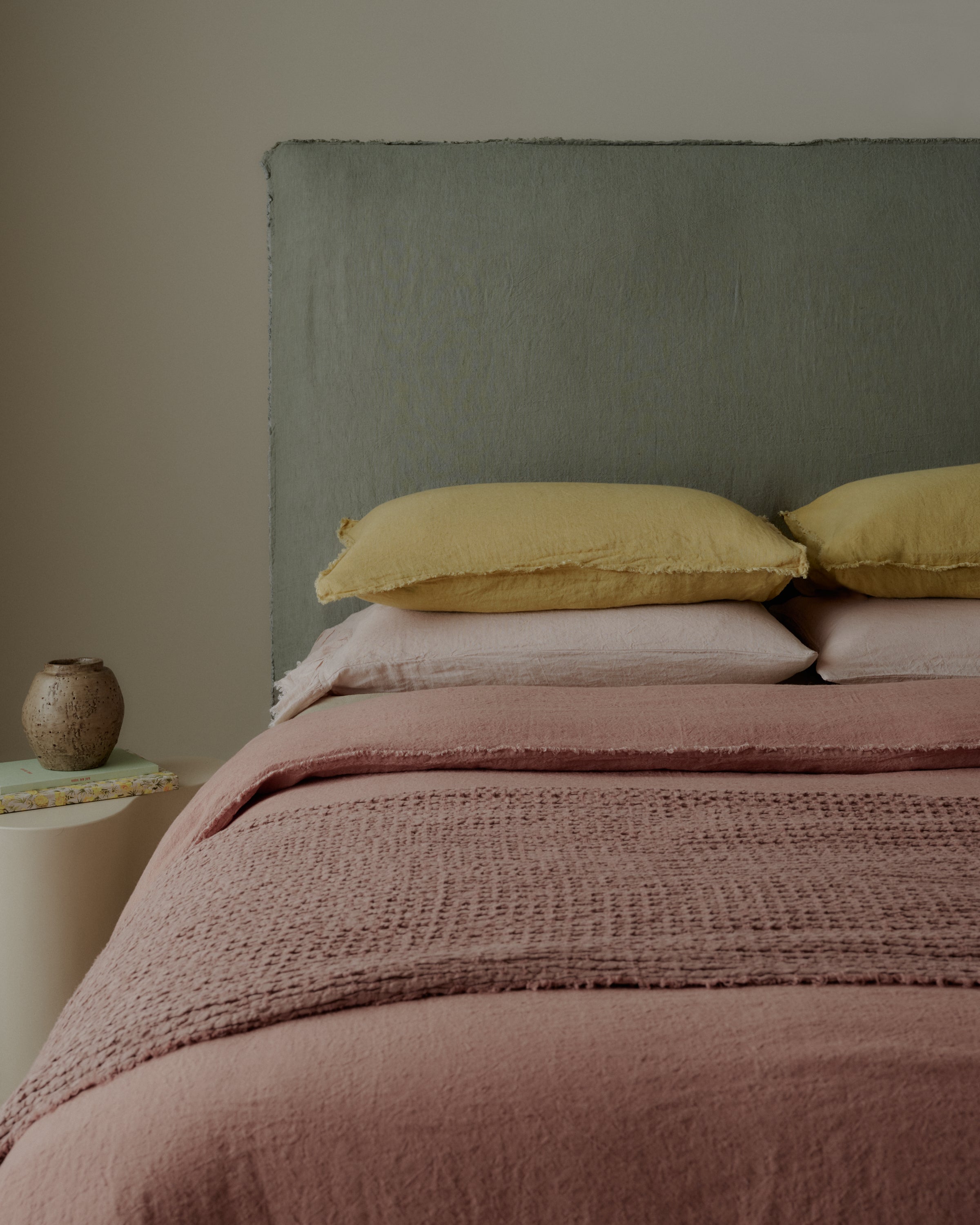 Flocca Linen Duvet Cover - Rosa
