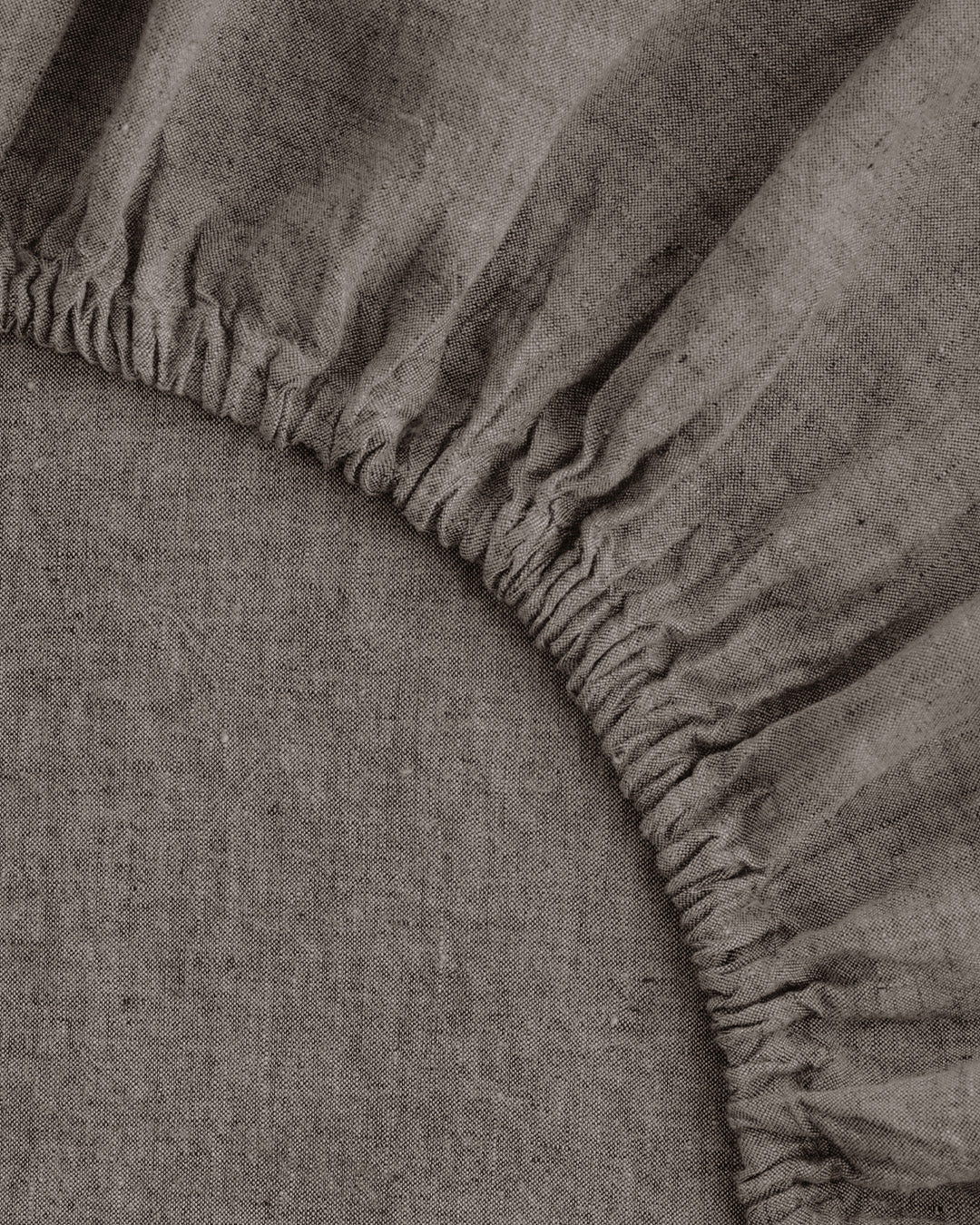 Basix Linen Fitted Sheet - Nox