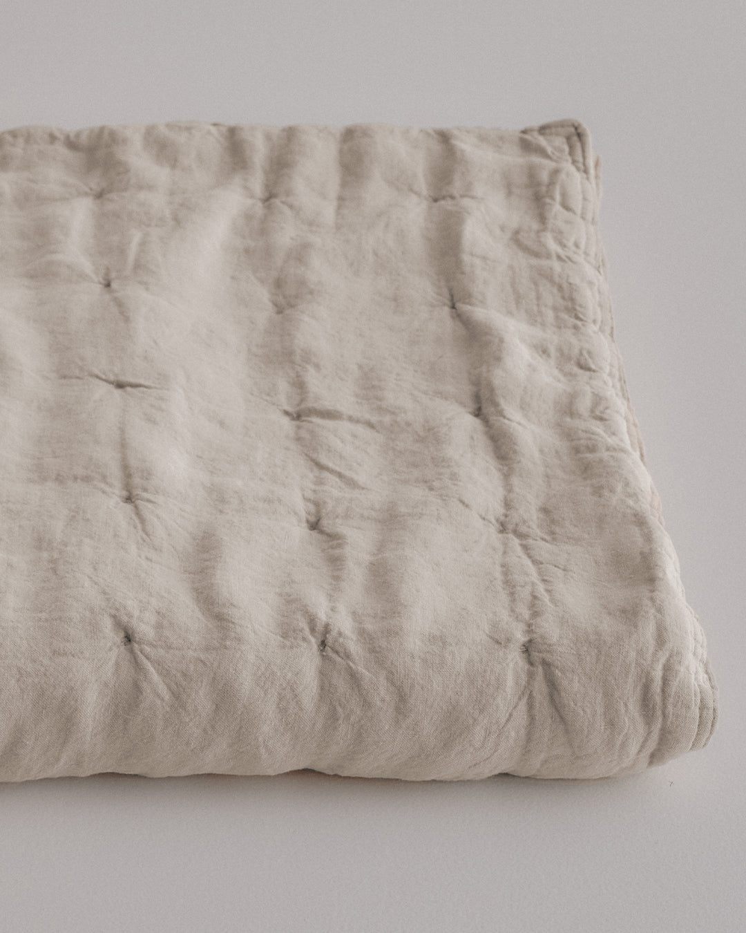 Basix Linen Coverlet - Sable