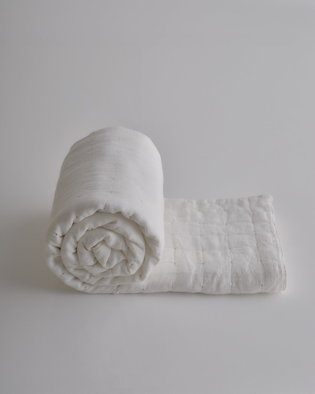 Linen Coverlet | Antique White