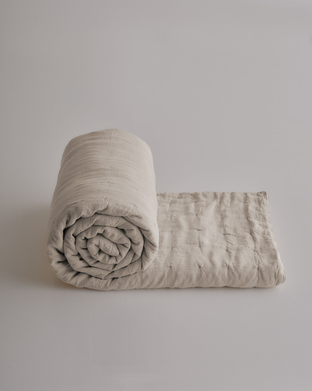 Linen Coverlet | Sandy Color