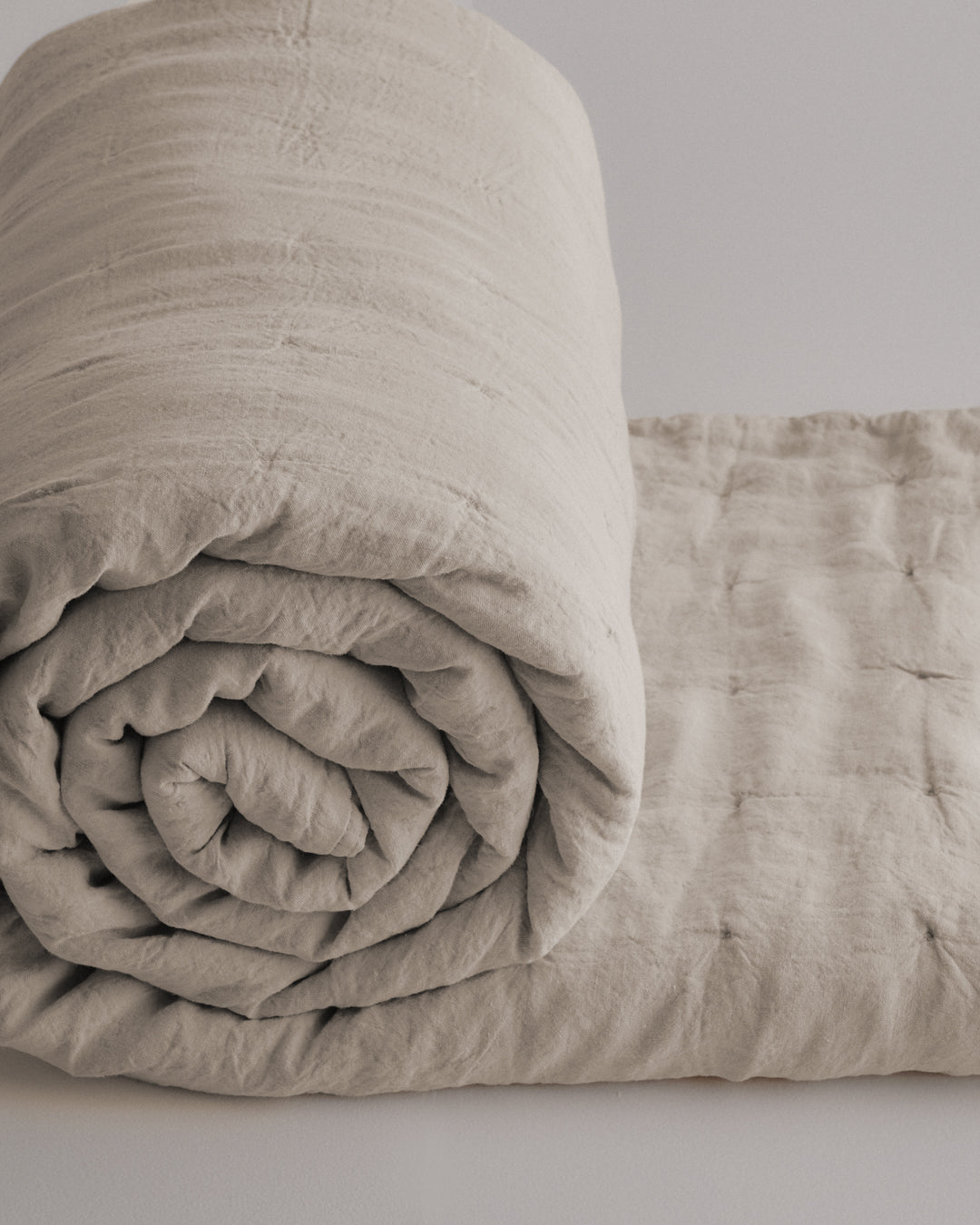 Linen Coverlet | Sandy Color