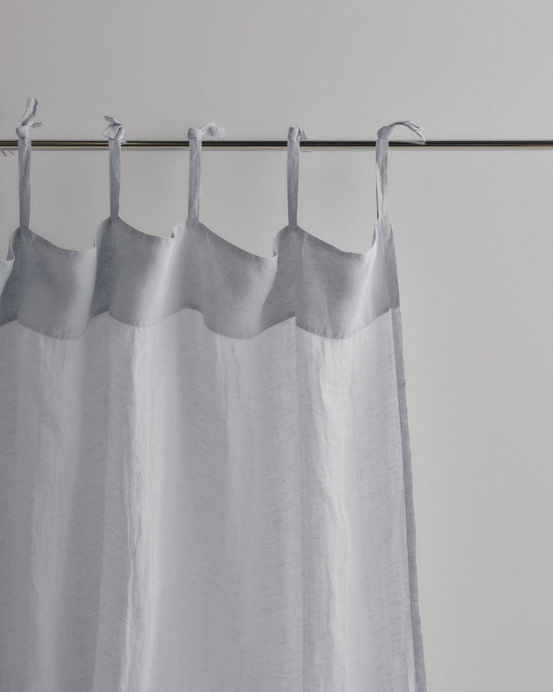Linen Curtains | Pale Grey Sheer Curtains