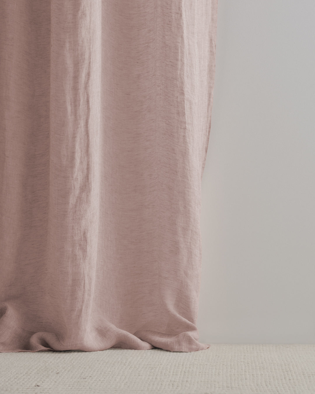 Linen Curtains | Clay Pink Sheer Curtains