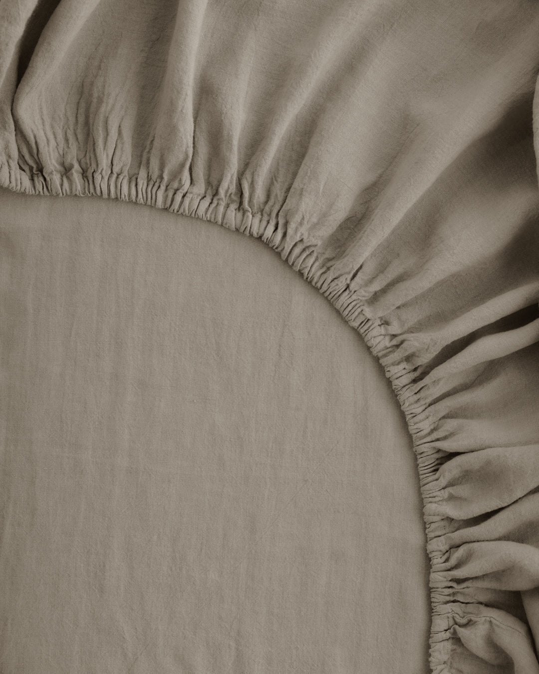Linen Fitted Sheet | Classic Taupe