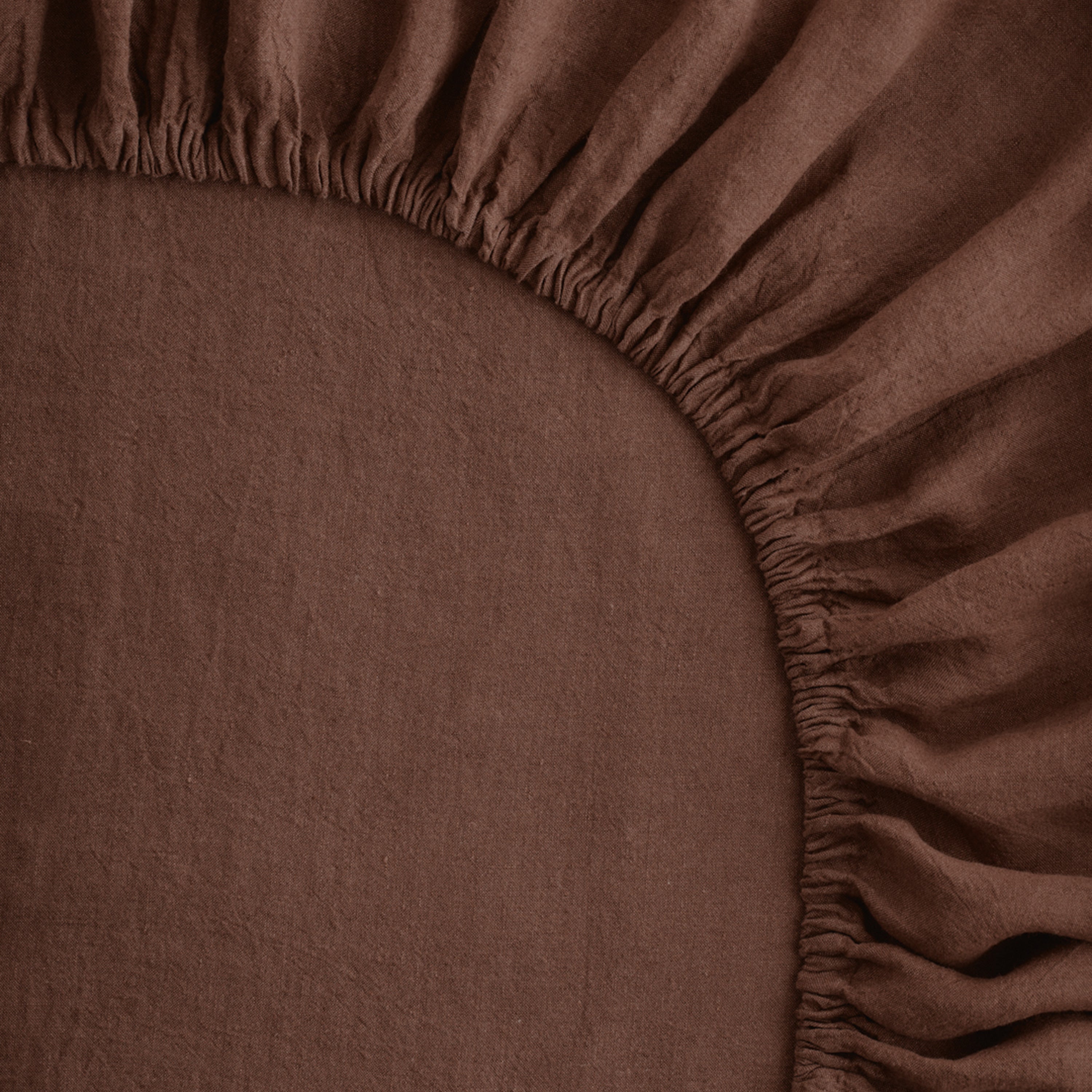 Basix Linen Fitted Sheet - Moro