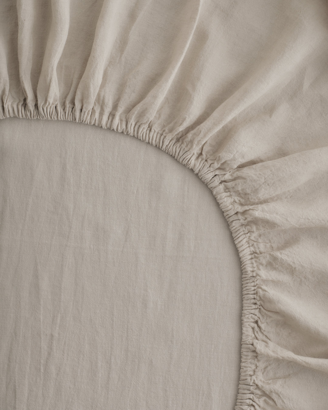Linen Fitted Sheet | Sandy Color
