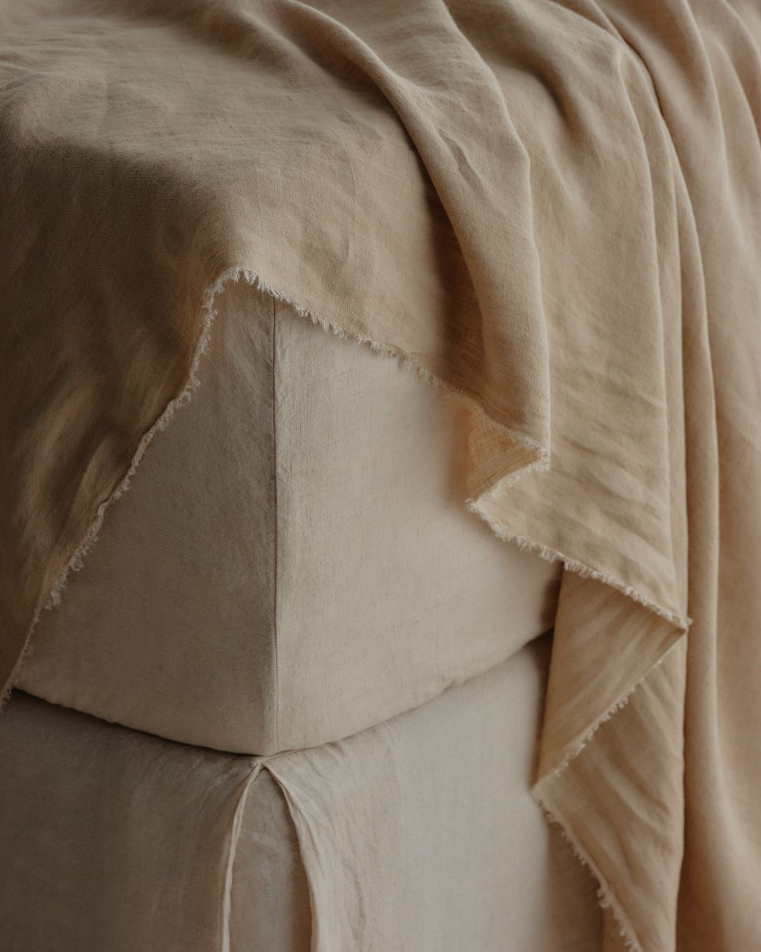 Linen Fitted Sheet | Muted Mulberry