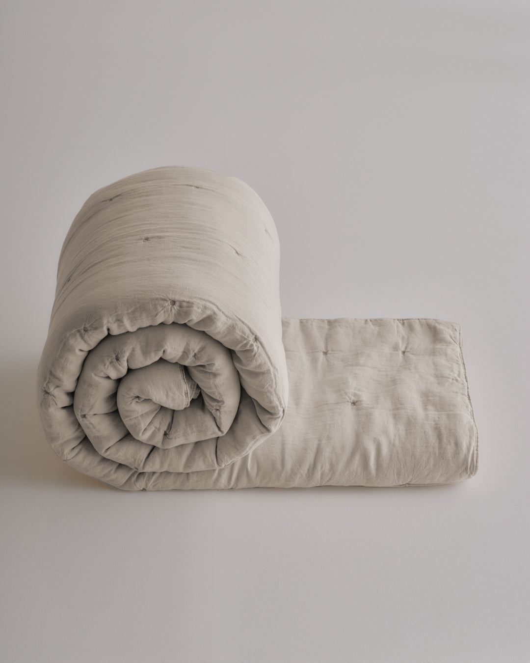 Pure Linen Quilt | Sandy Colour