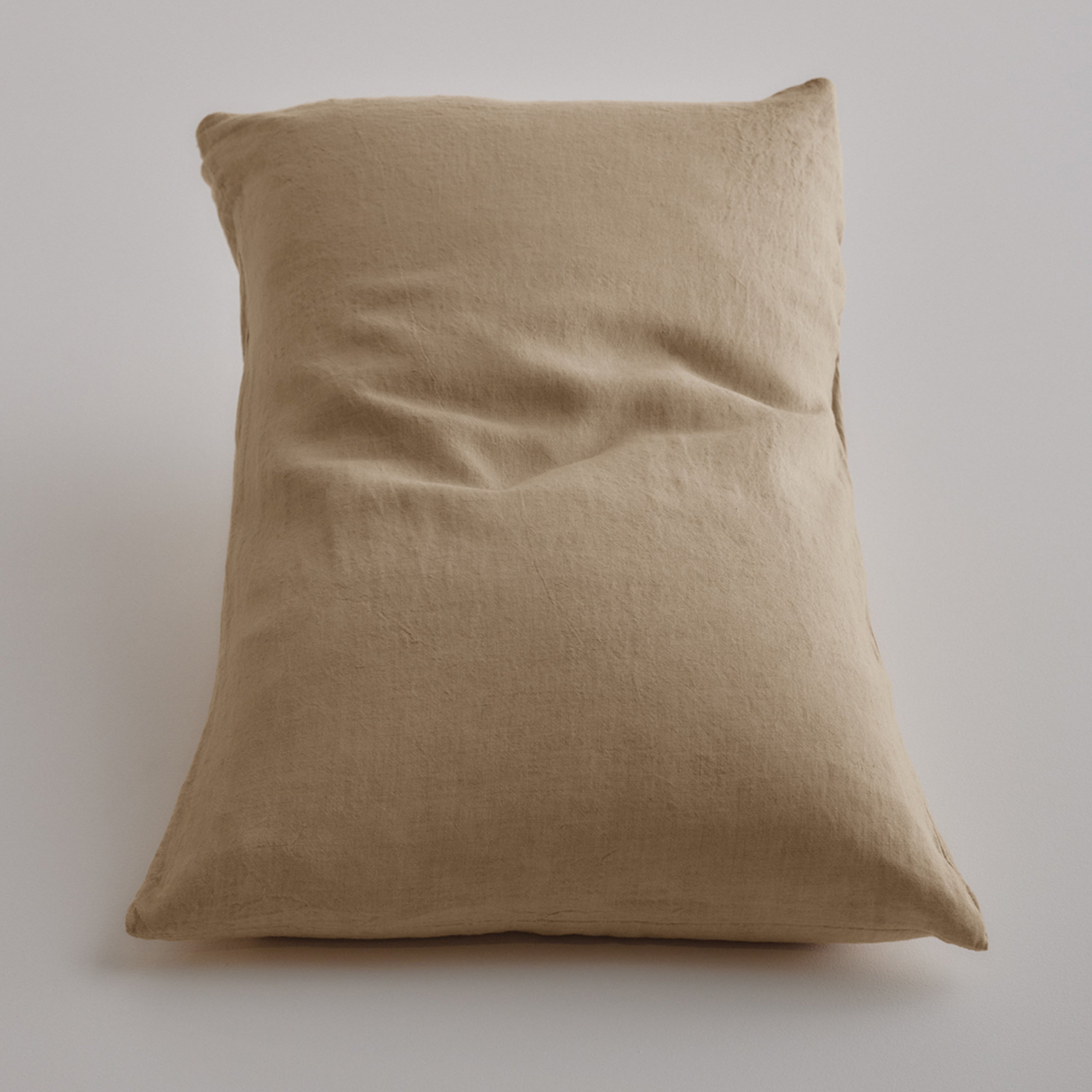 Basix Linen Pillowcase - Carmel