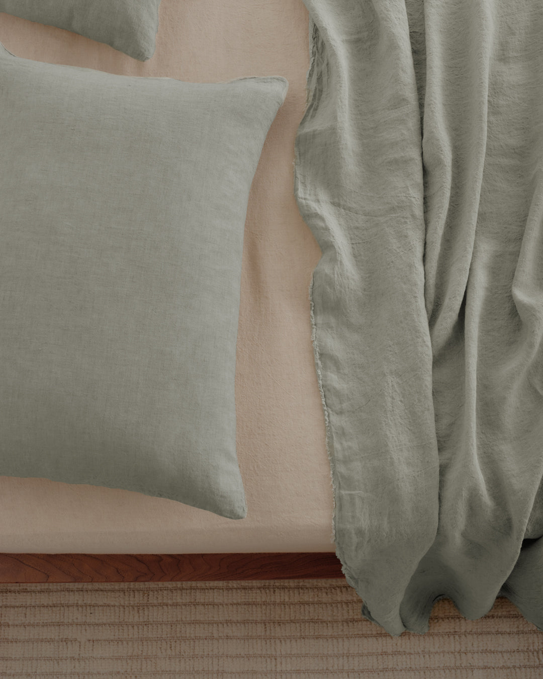 Linen Flat Sheet | Silvery Sage