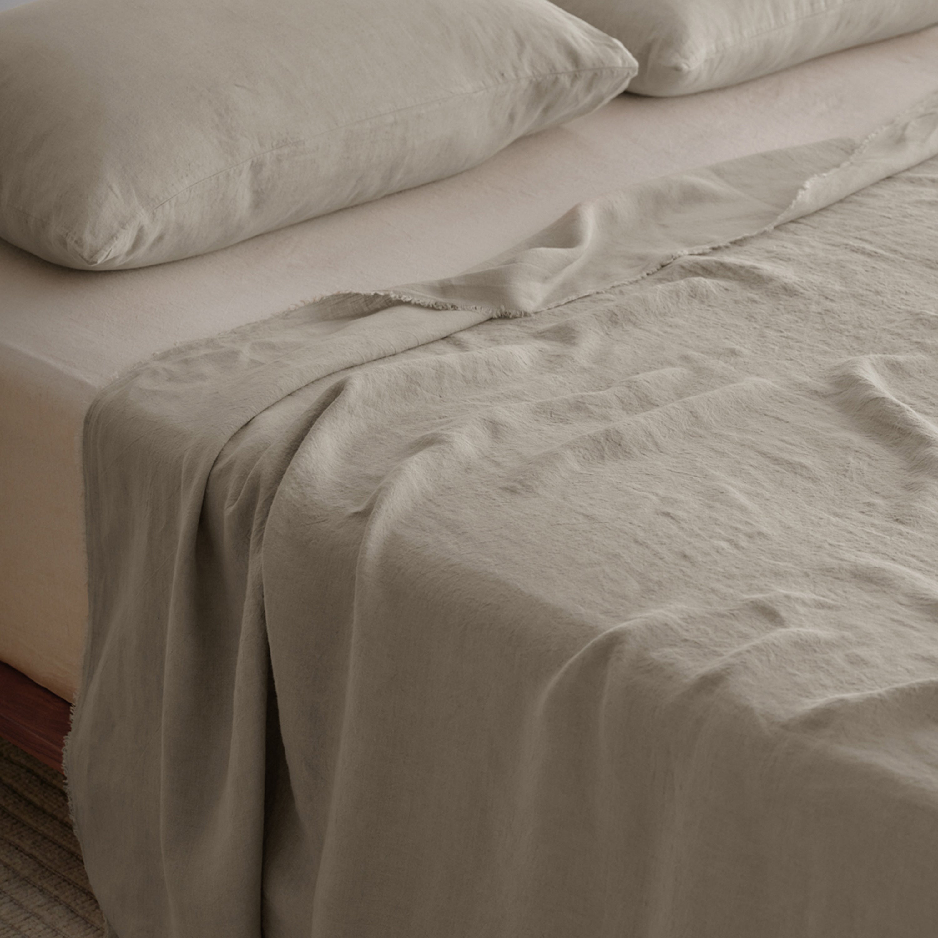 Flocca Linen Flat Sheet - Cep