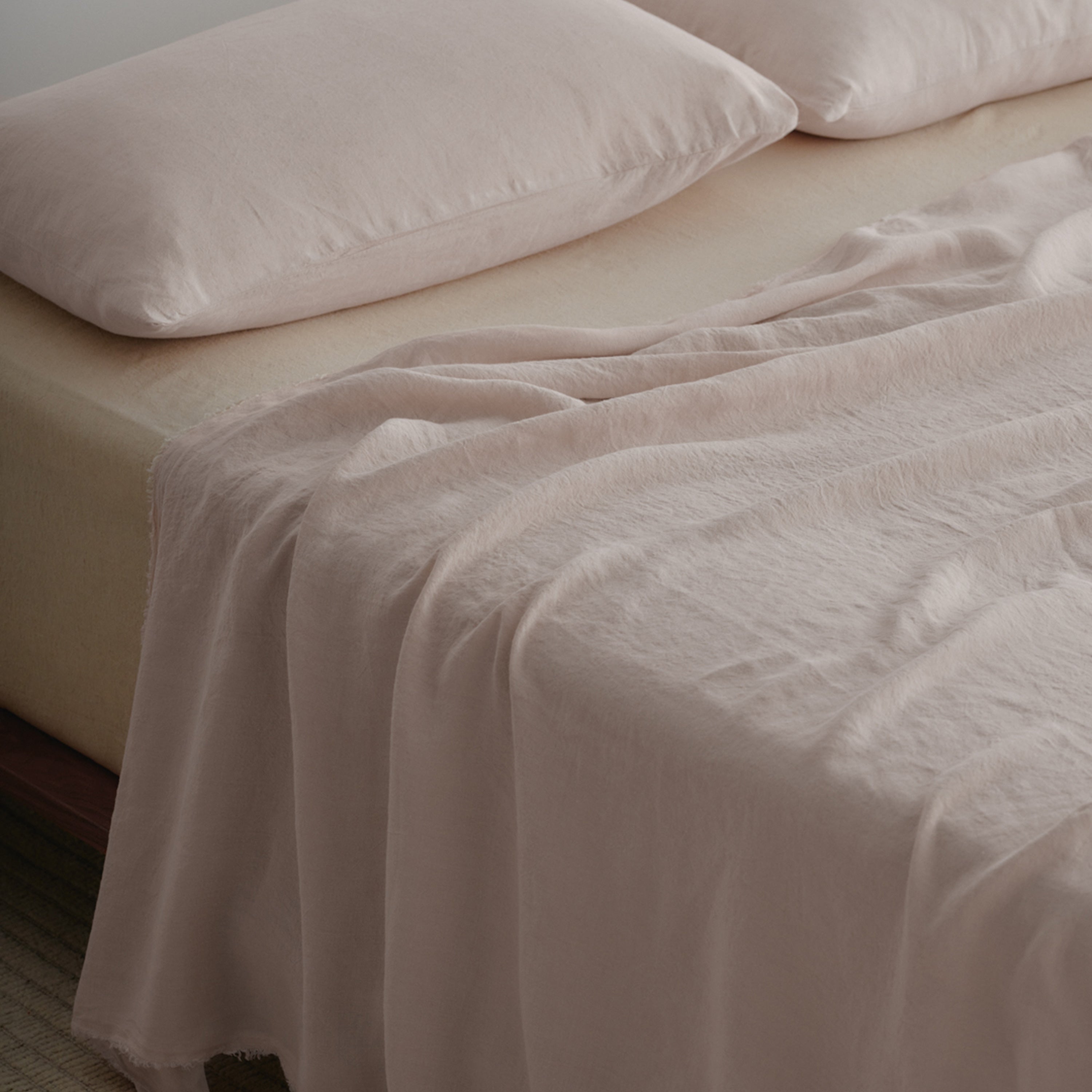 Flocca Linen Flat Sheet - Floss