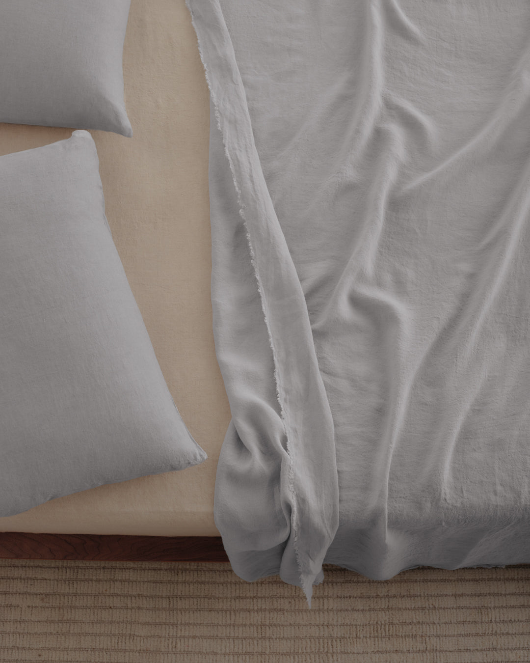 Basix Linen Pillowcase | Pale Grey