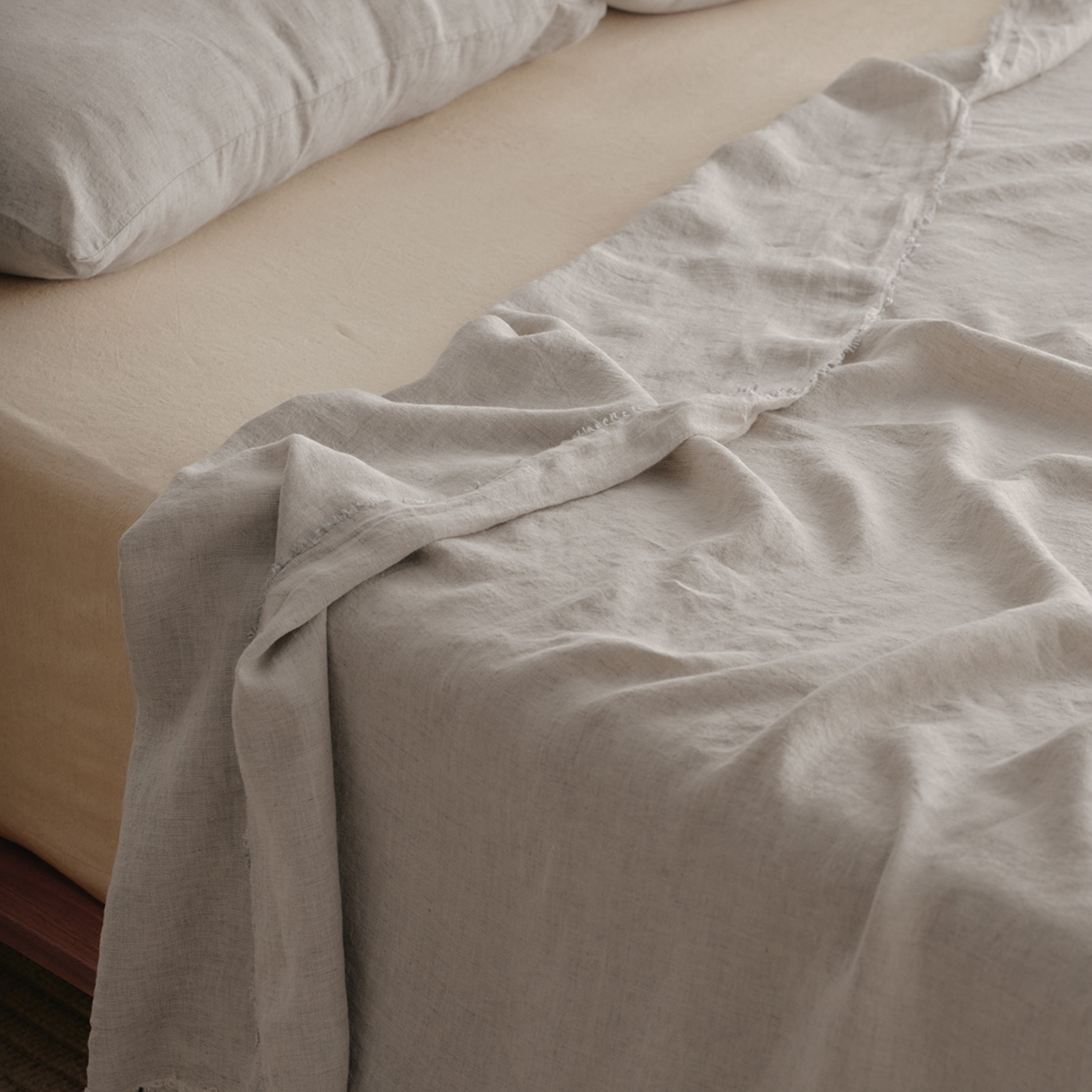 Flocca Linen Flat Sheet - Kali