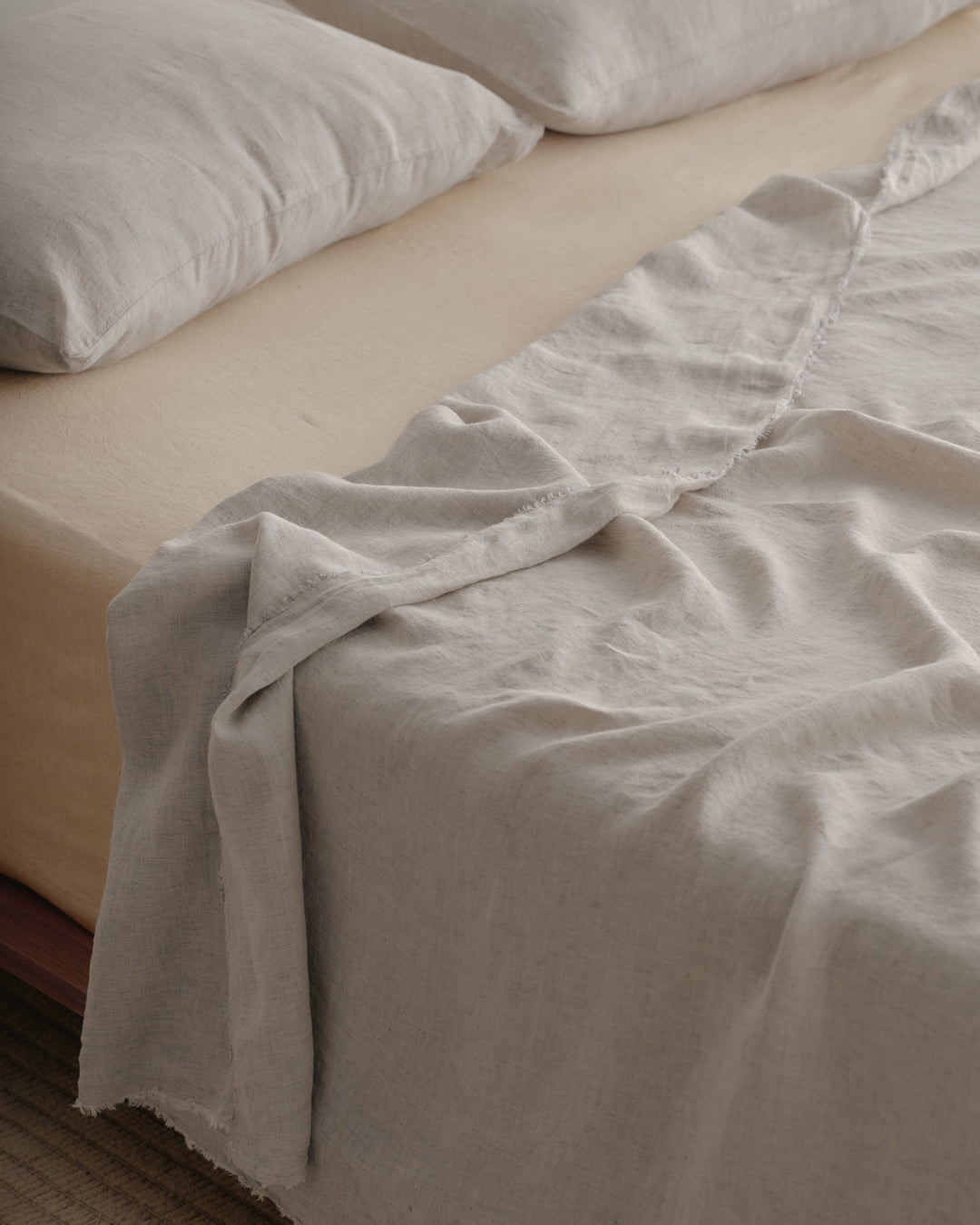 Basix Linen Pillowcase | Sandy Grey