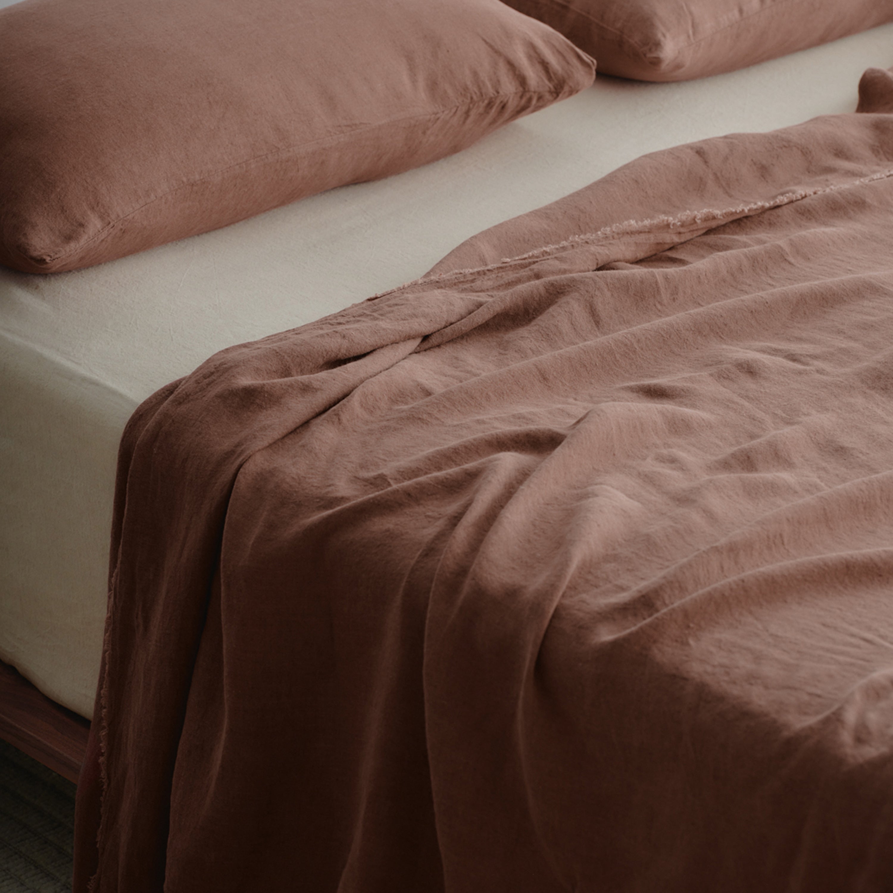 Flocca Linen Flat Sheet - Moro