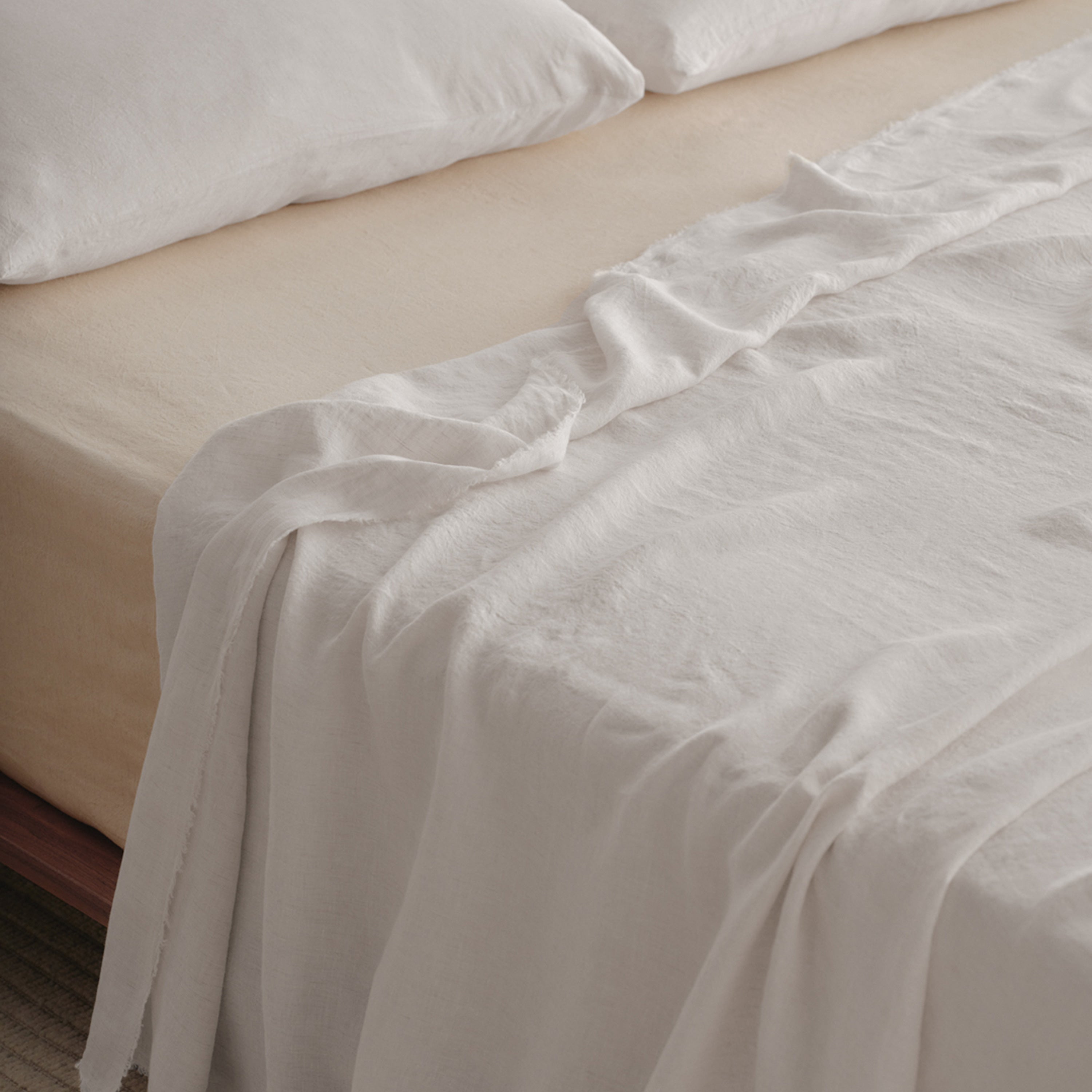 Flocca Linen Flat Sheet - Petra