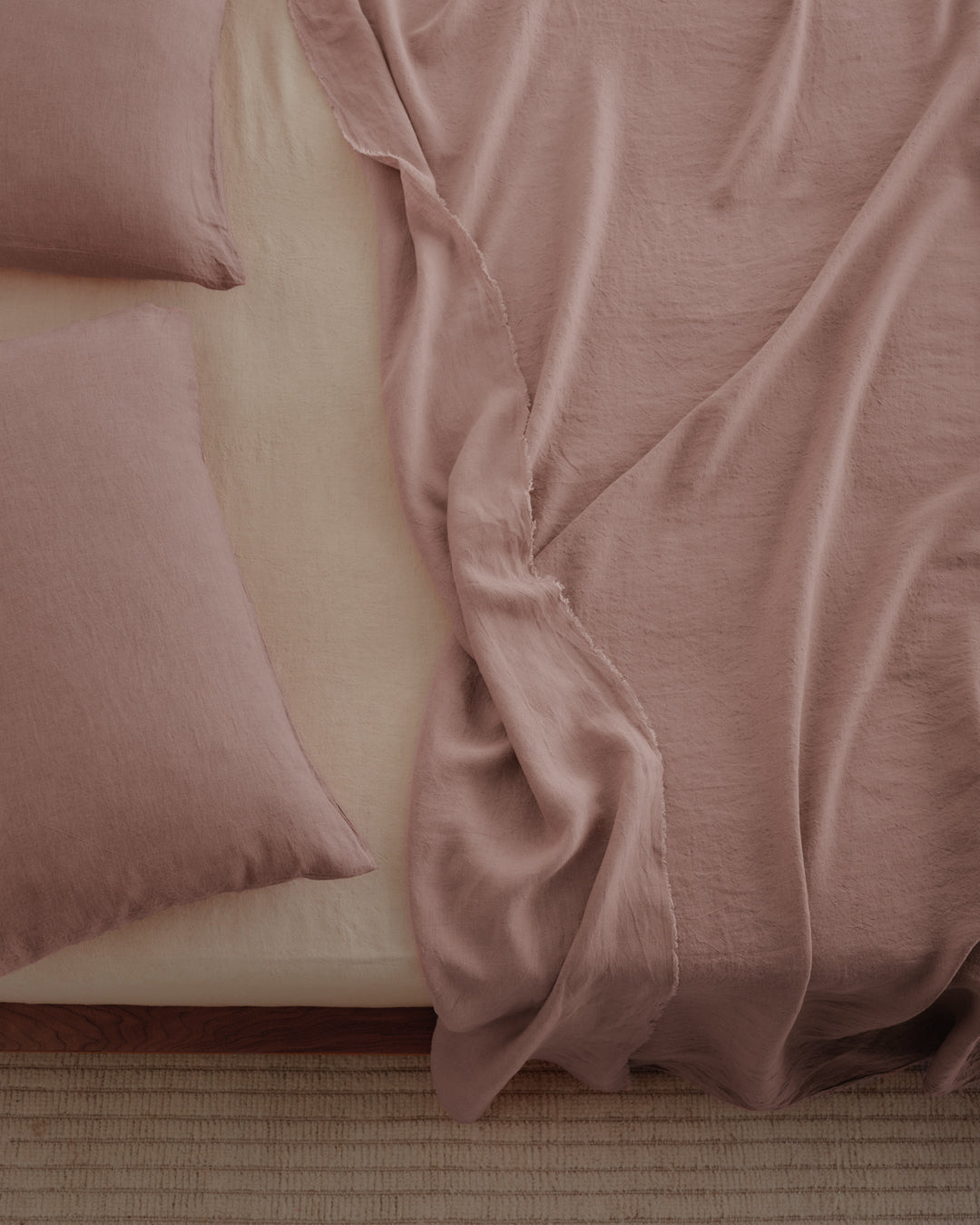 Basix Linen Pillowcase | Clay Pink