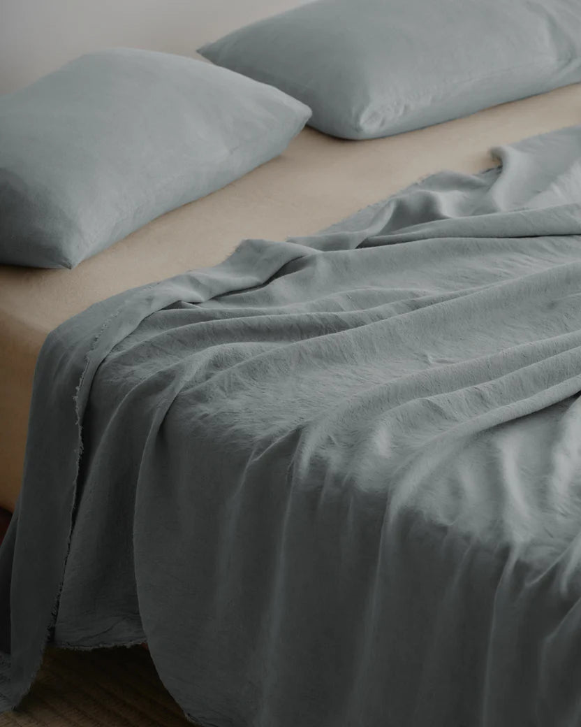 Flocca Linen Flat Sheet - Roy