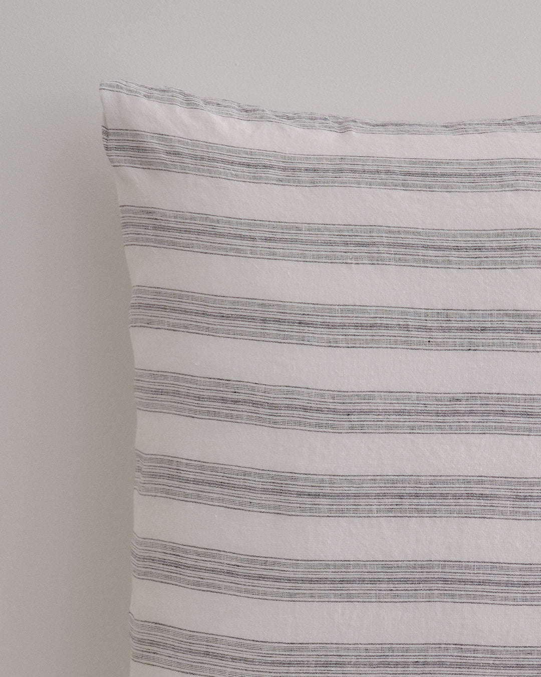 Basix Stripe Linen Euro Sham - Ayrton/Nox