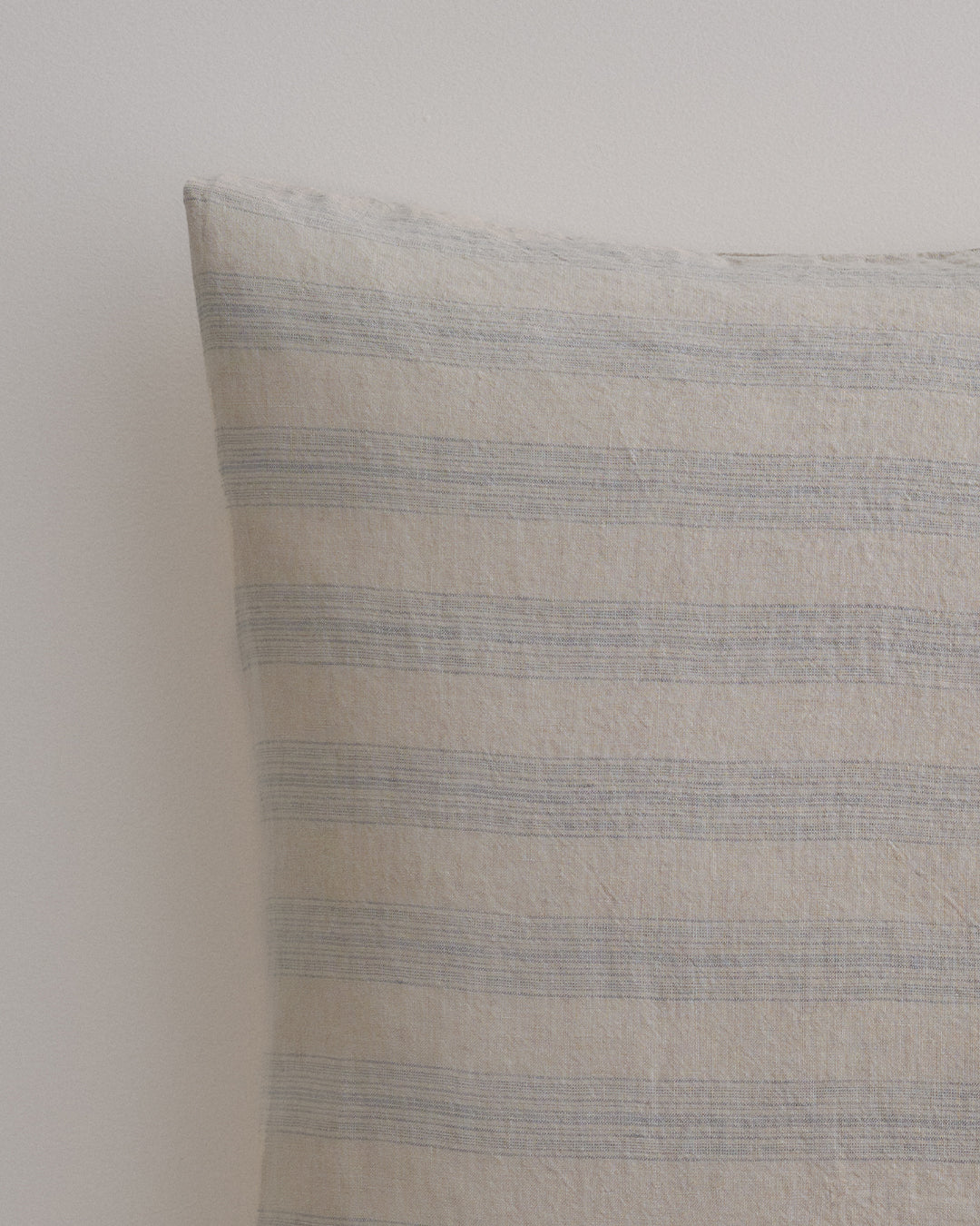 Basix Stripe Linen Euro Sham - Roy/Sable