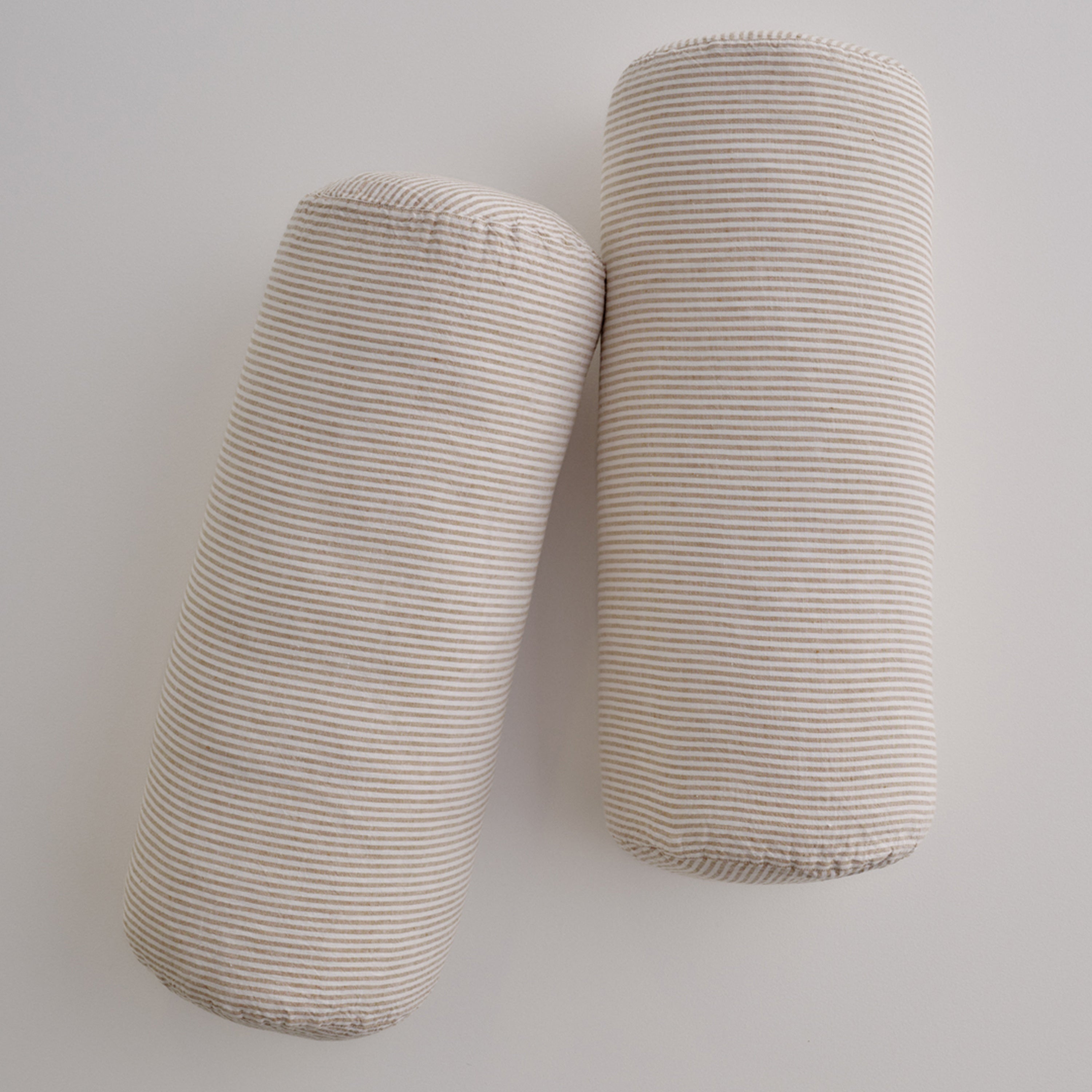 Basix Linen Bolster Pillow - Ayrton/Russo