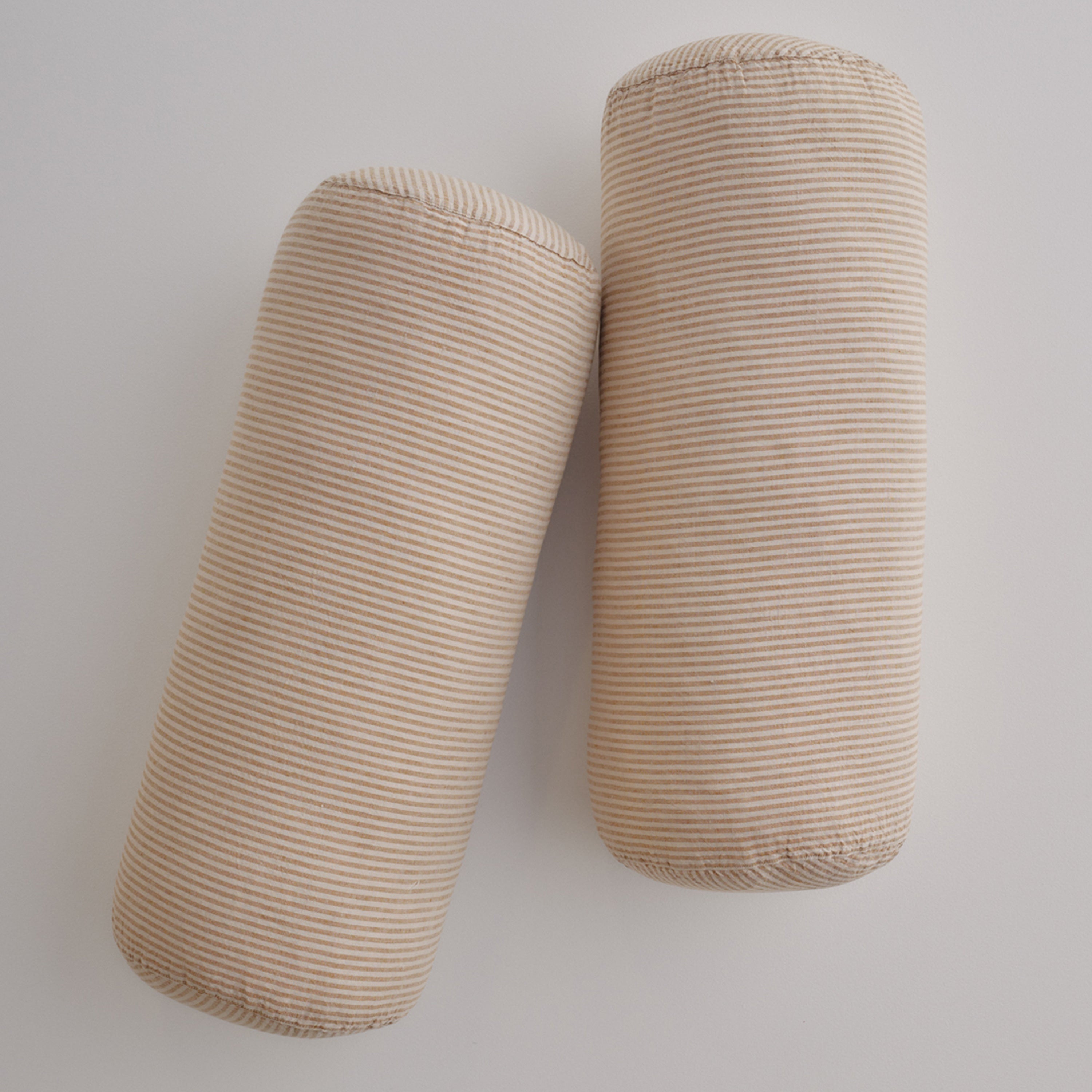 Basix Linen Bolster Pillow - Brun/Sable