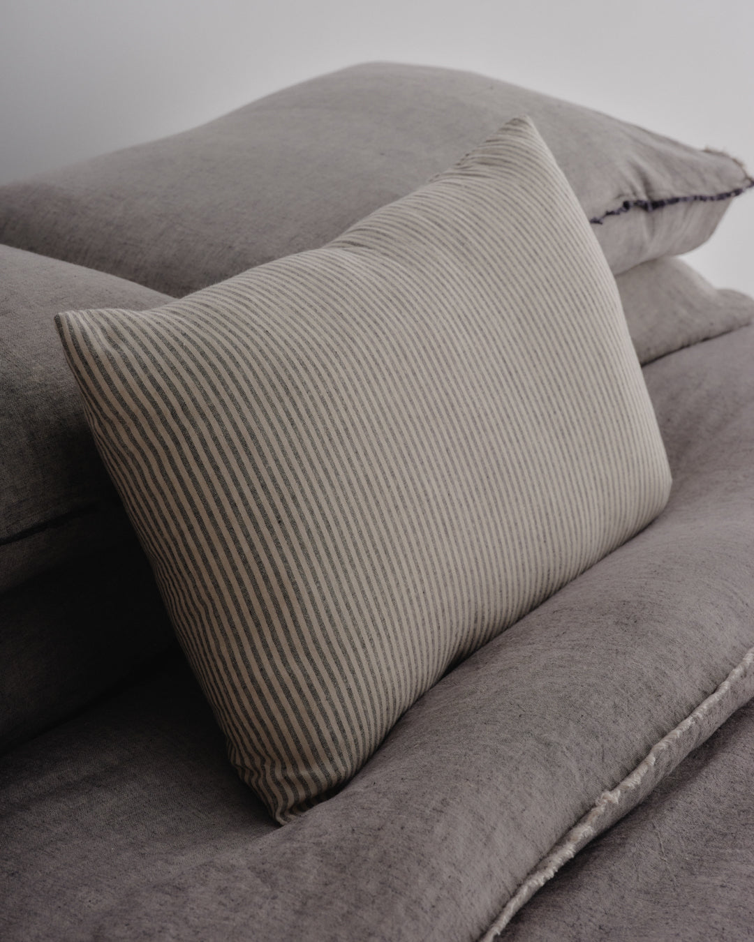 Stripe Linen Cushion | Natural Stripe