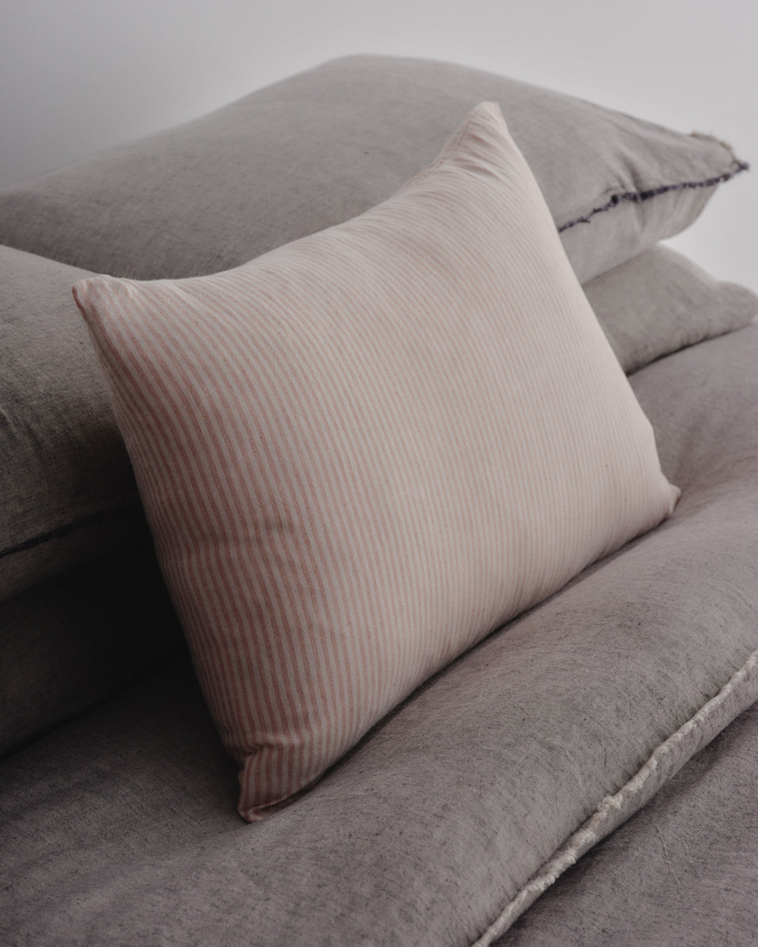 Stripe Linen Cushion | Pink Stripe