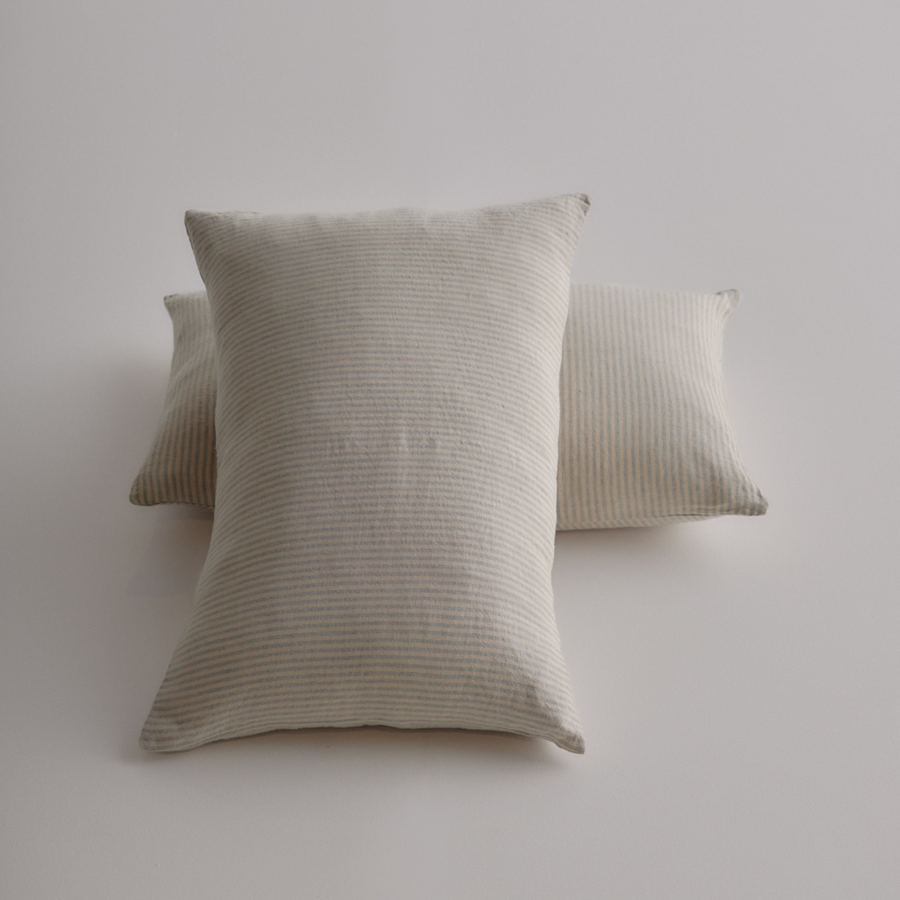 Basix Stripe Linen Pillow - Roy/Sable