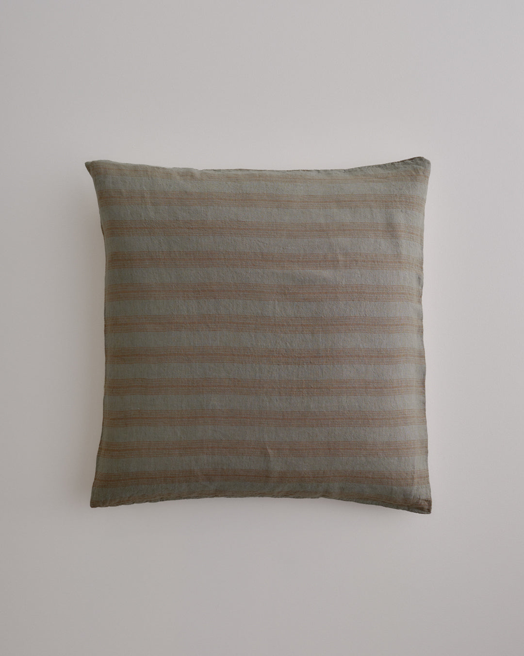 European Linen Pillowcases | Teal & Brown