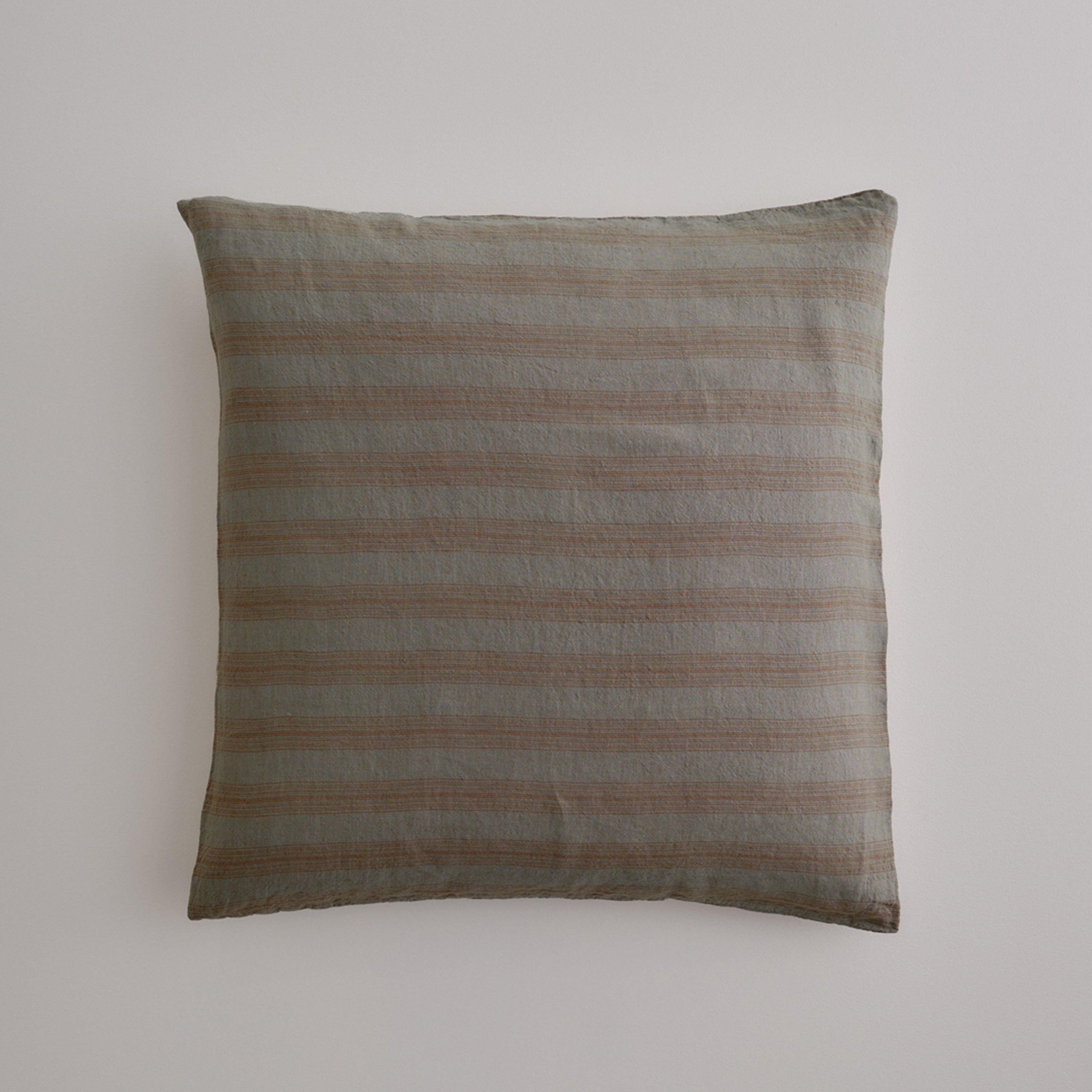 Basix Stripe Linen Euro Sham - Mare/Bere