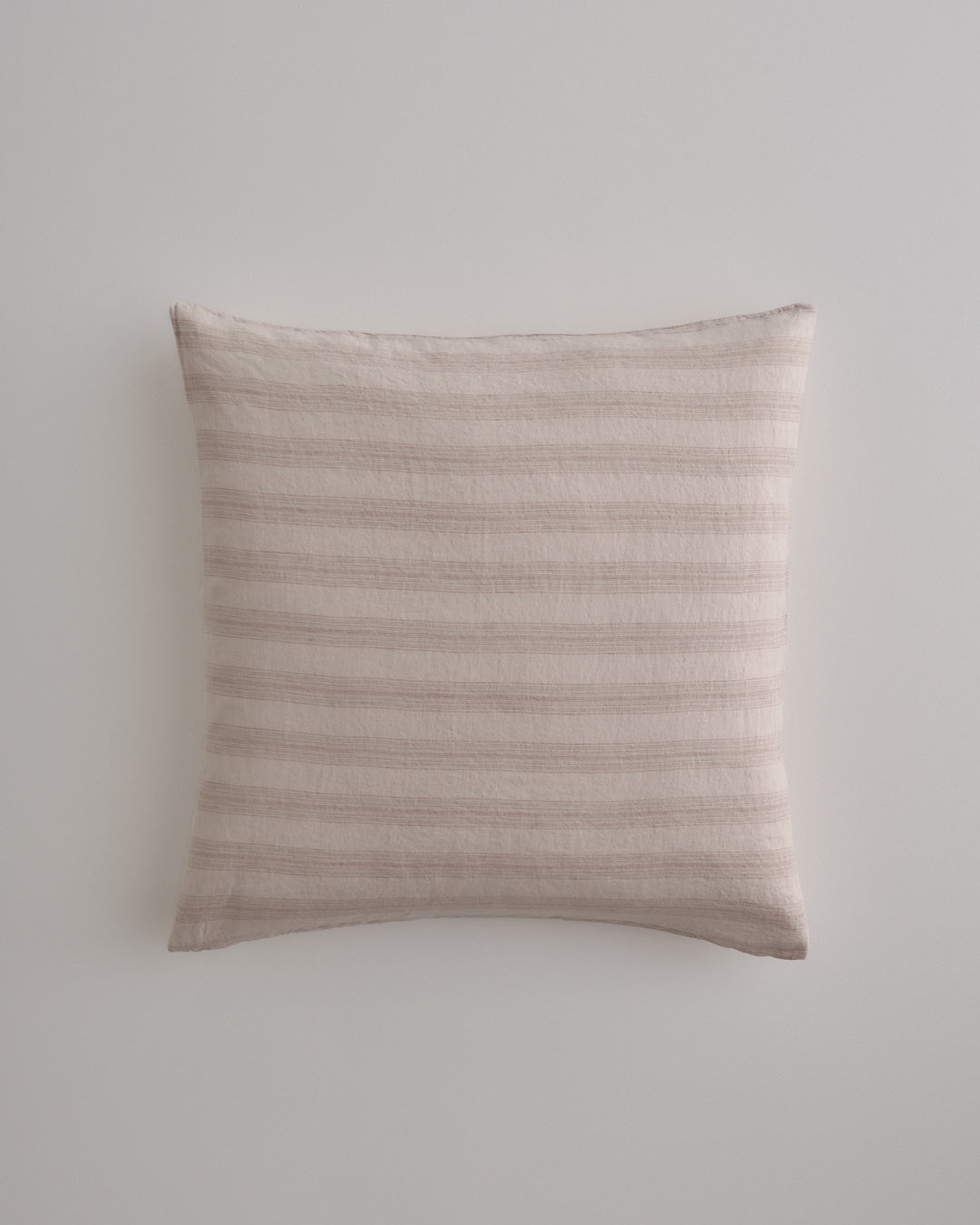 European Linen Pillowcases | Pink Stripe