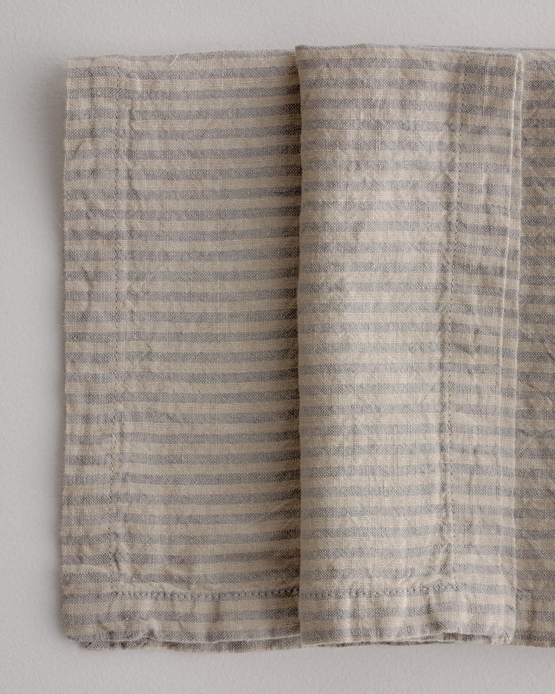 Basix Stripe Linen Napkin - Roy/Sable