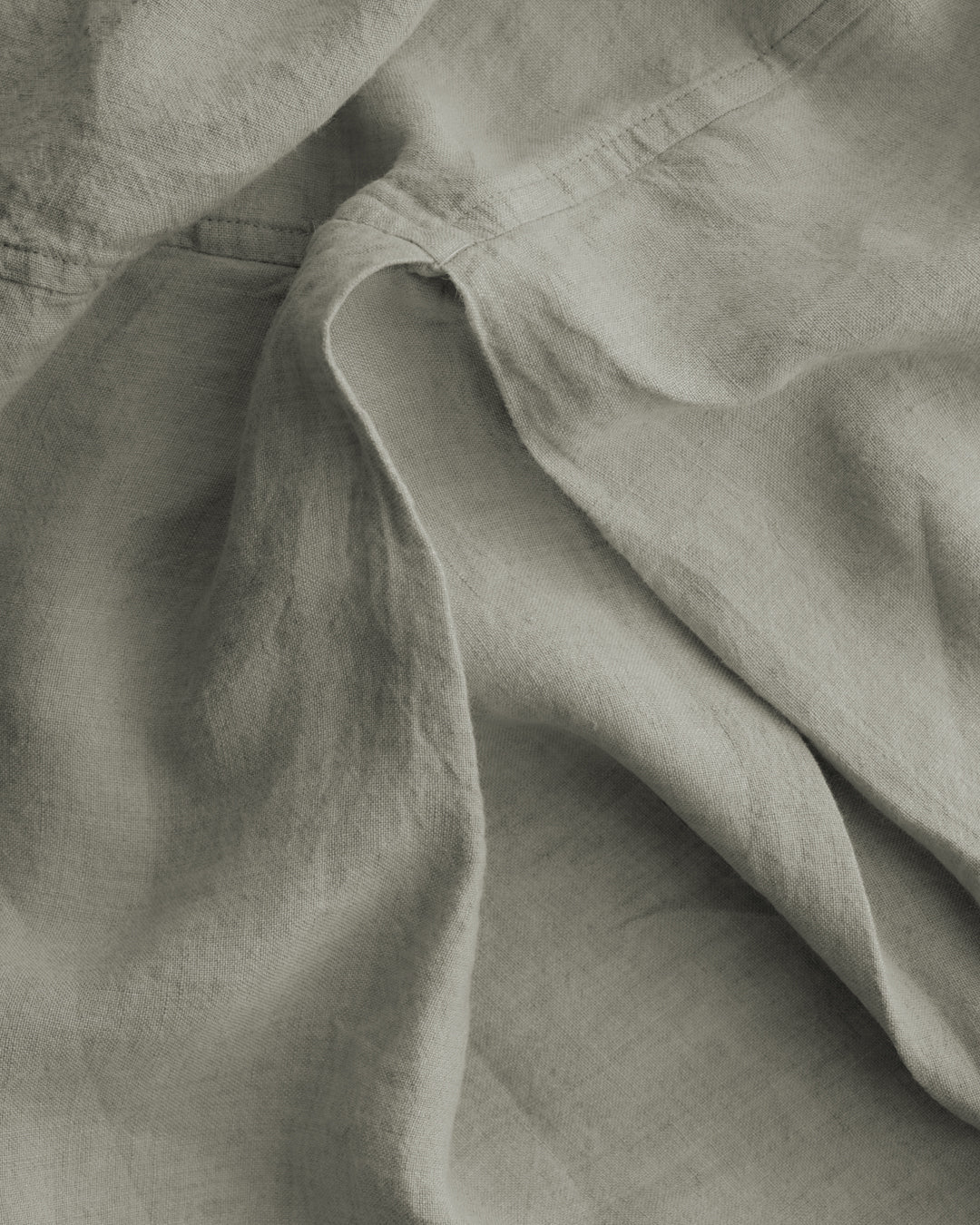 Linen Valance/Bed Skirt | Silvery Sage