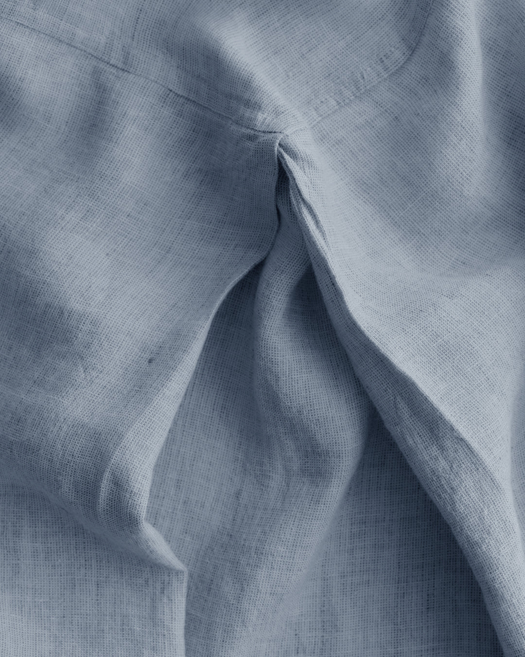 Basix Linen Bed Skirt/Valance | Vivid Blue