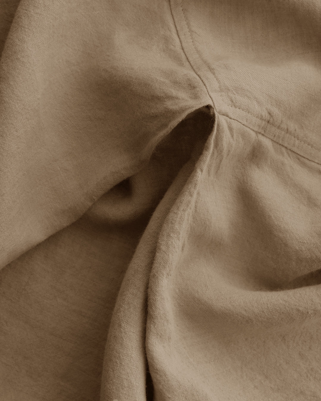 Linen Valance/Bed Skirt | Caramel Tone