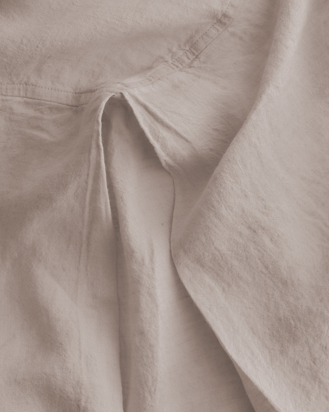 Linen Valance/Bed Skirt | Earthy Pink