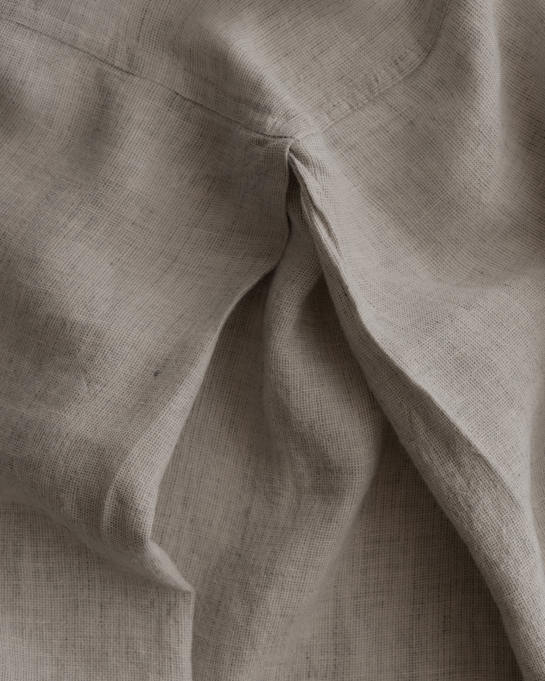 Linen Valance/Bed Skirt | Sandy Grey