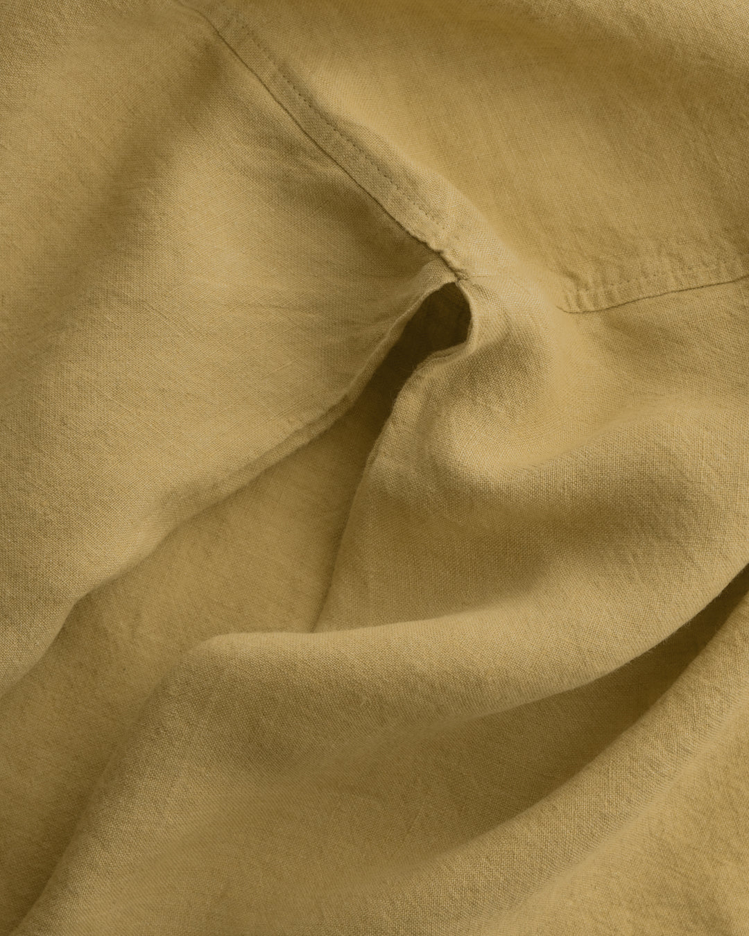 Linen Valance/Bed Skirt | Muted Gold