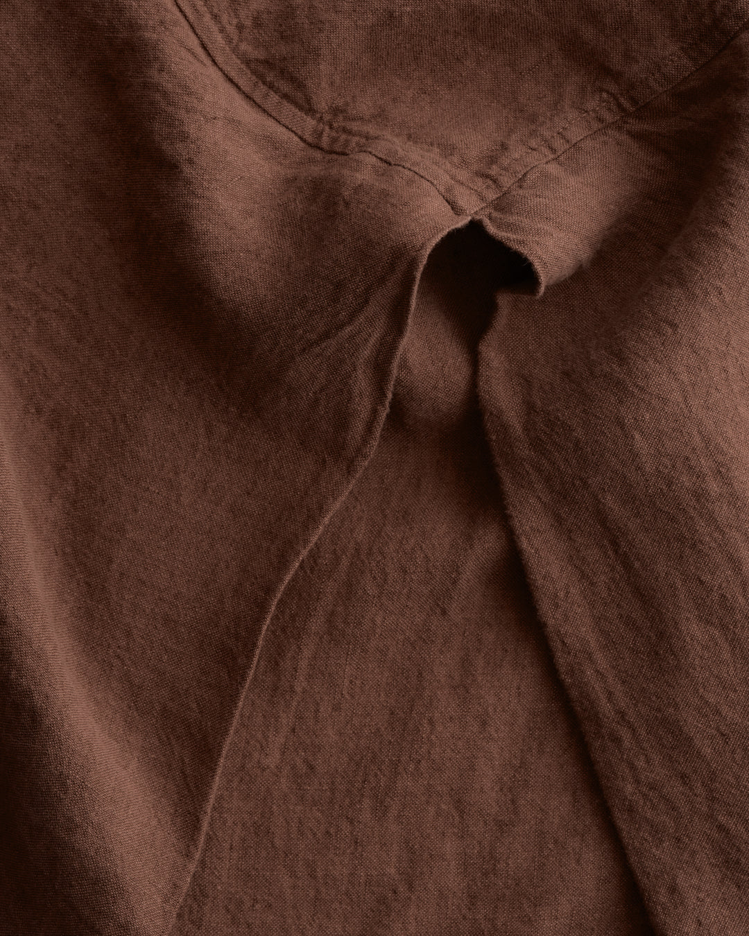 Linen Valance/Bed Skirt | Muted Mulberry