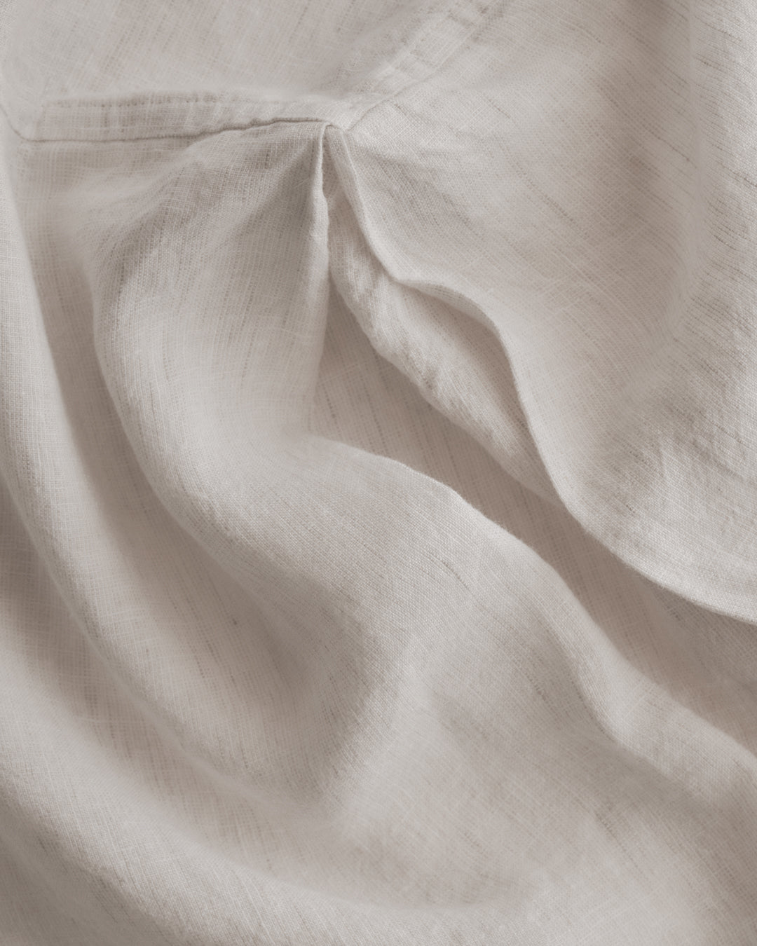 Linen Valance/Bed Skirt | Pale Stone
