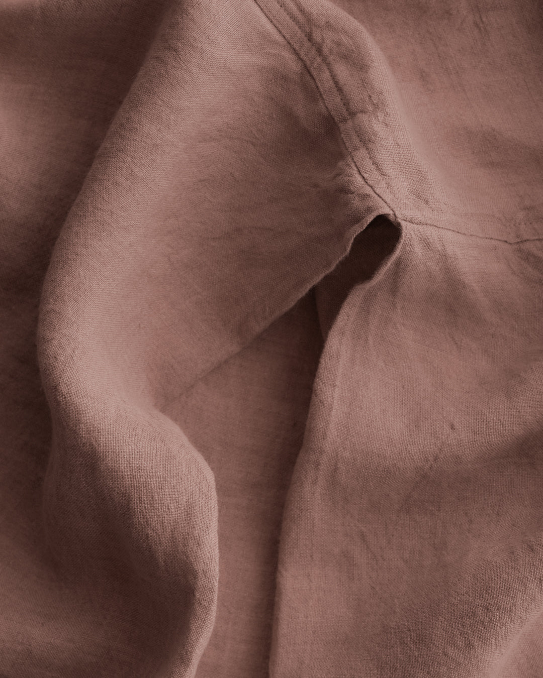 Linen Valance/Bed Skirt | Clay Pink