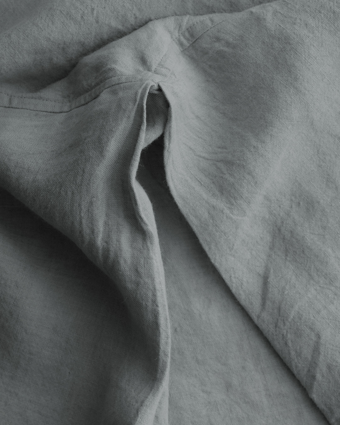 Linen Valance/Bed Skirt | Cornflower Blue