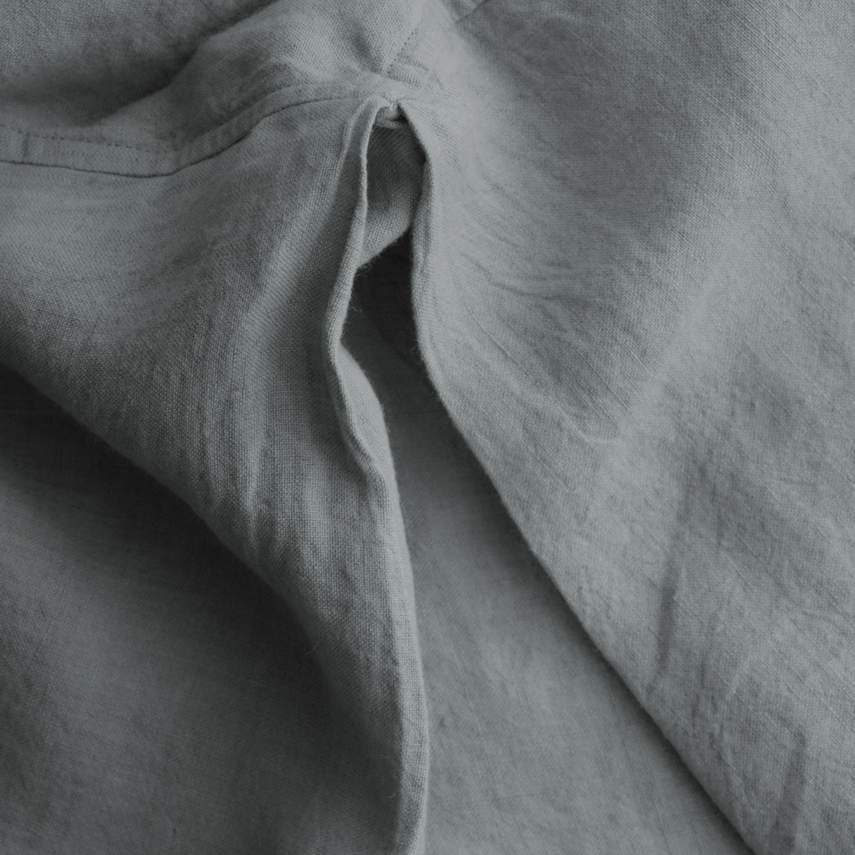 Basix Linen Bed Skirt - Roy